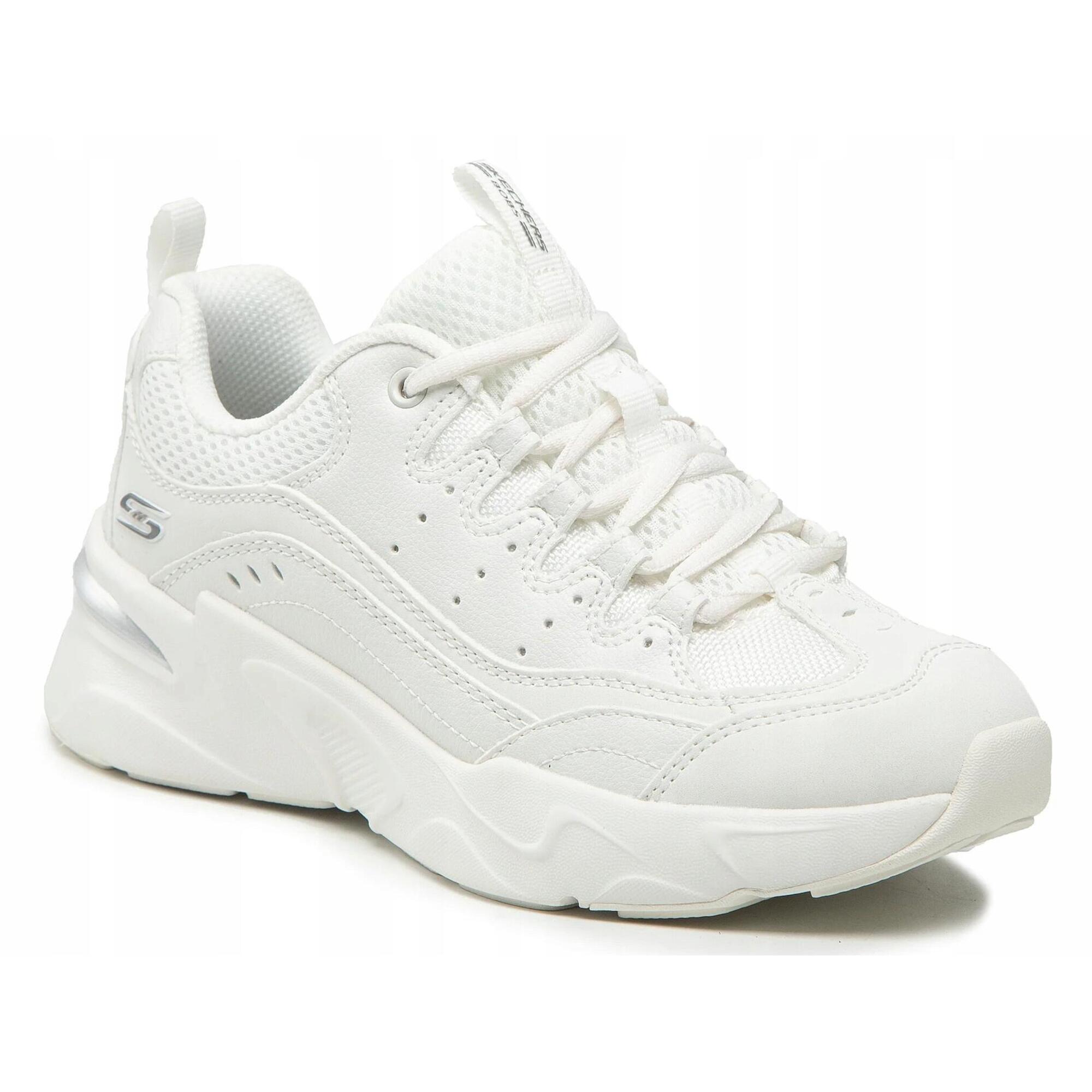 BUTY damskie SKECHERS BOBS BAMINA 117355-OFWT białe niskie na co dzień 39 5