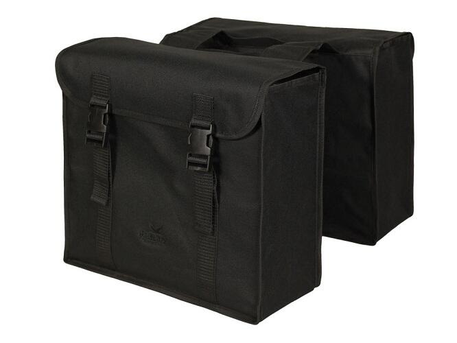 Podwójna Torba Rowerowa 34 Litry 37 X 33 X 14Cm (2X) - Czarny / Czarny