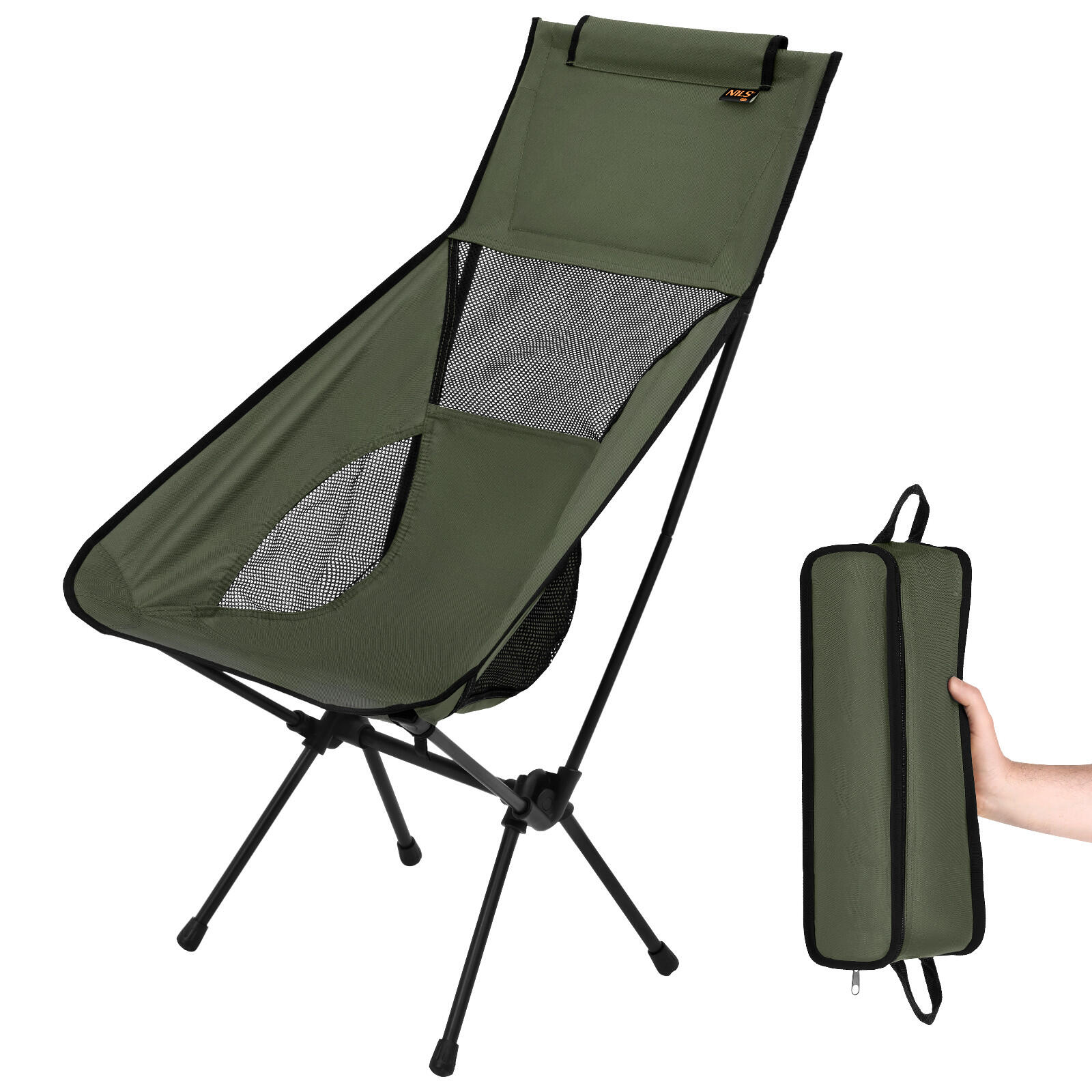 Ultra lekka krzesło składane NILS Camp NC3321