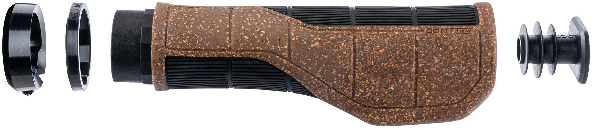 Ergonomiczne uchwyty rowerowe Contec Ct 140mm z korka