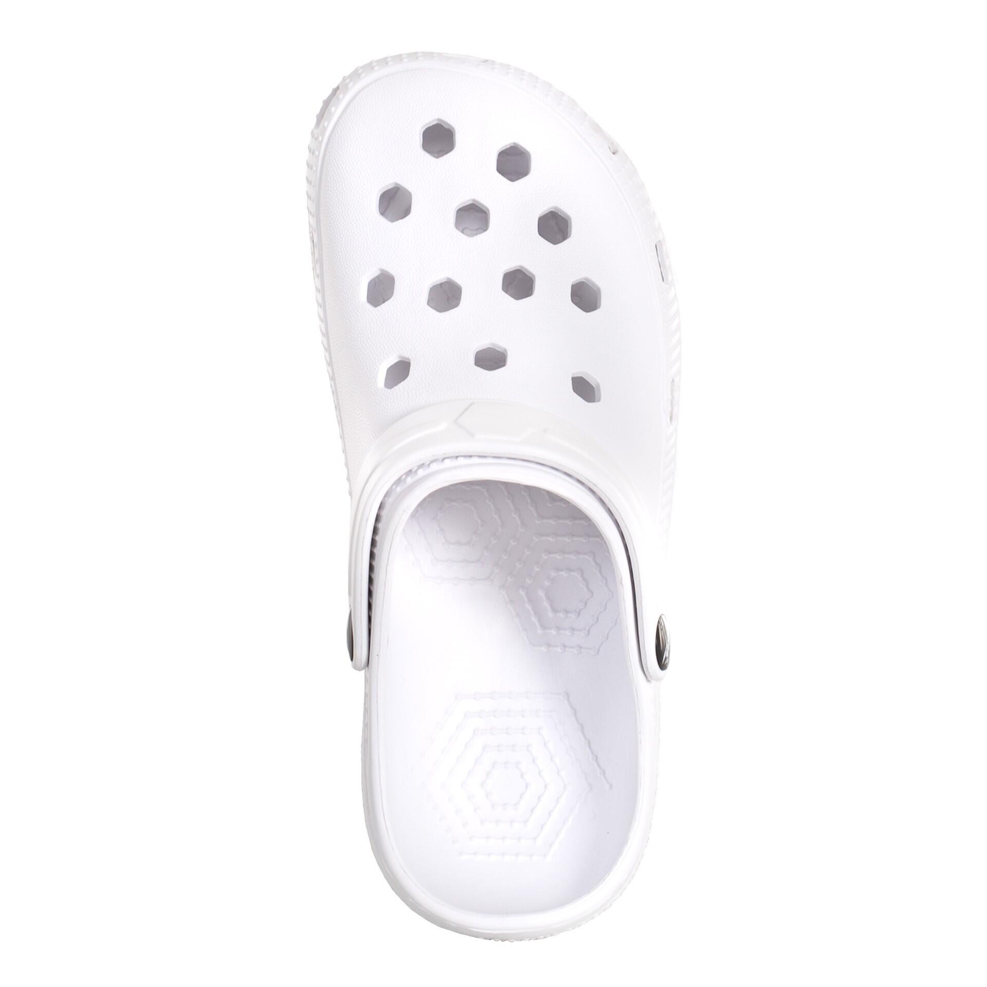Chodaki Softee Hexagon Blanco