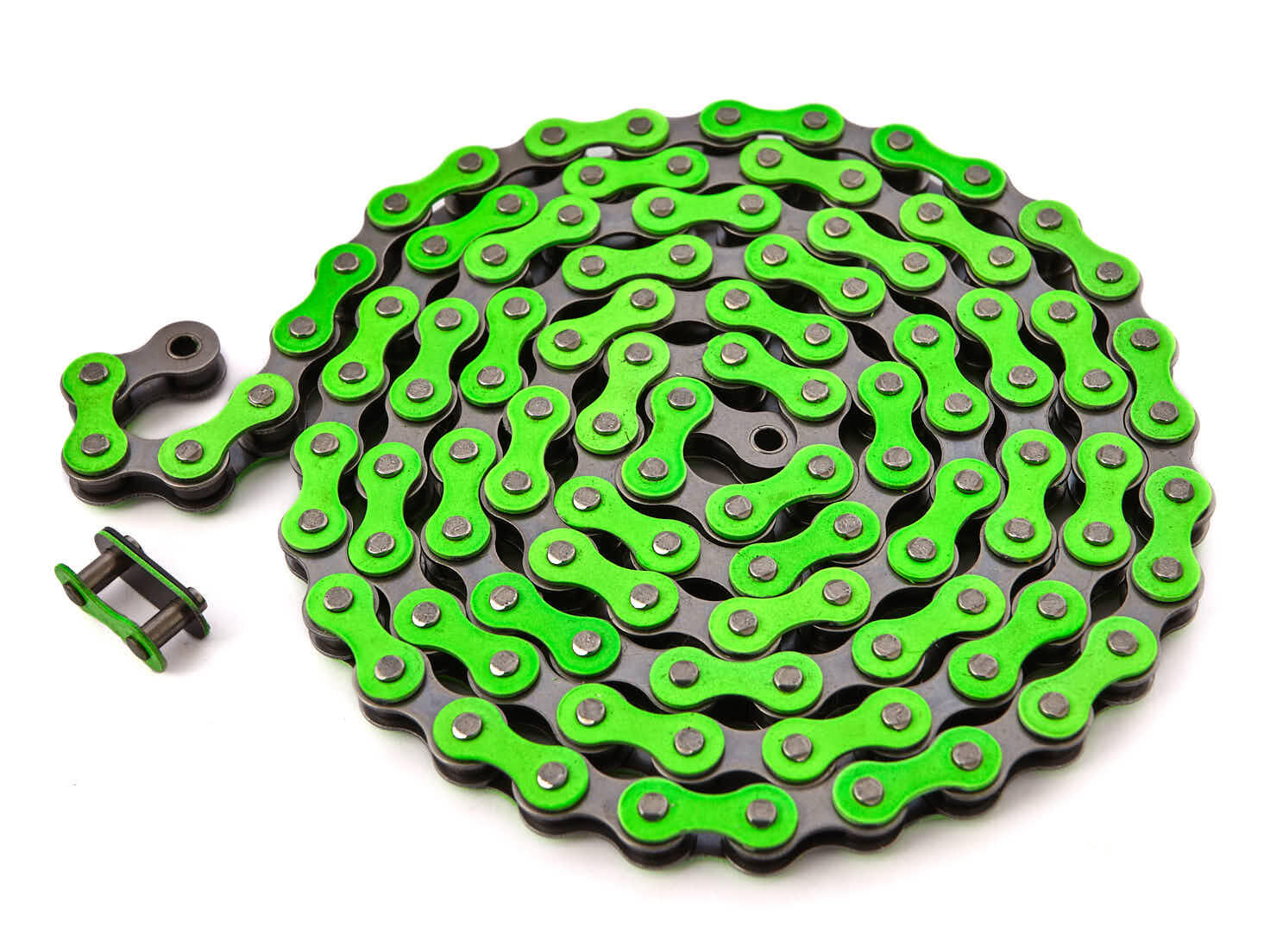 BMX CHAINE VERT 1/2 x1/8 ACIER KHEBIKES