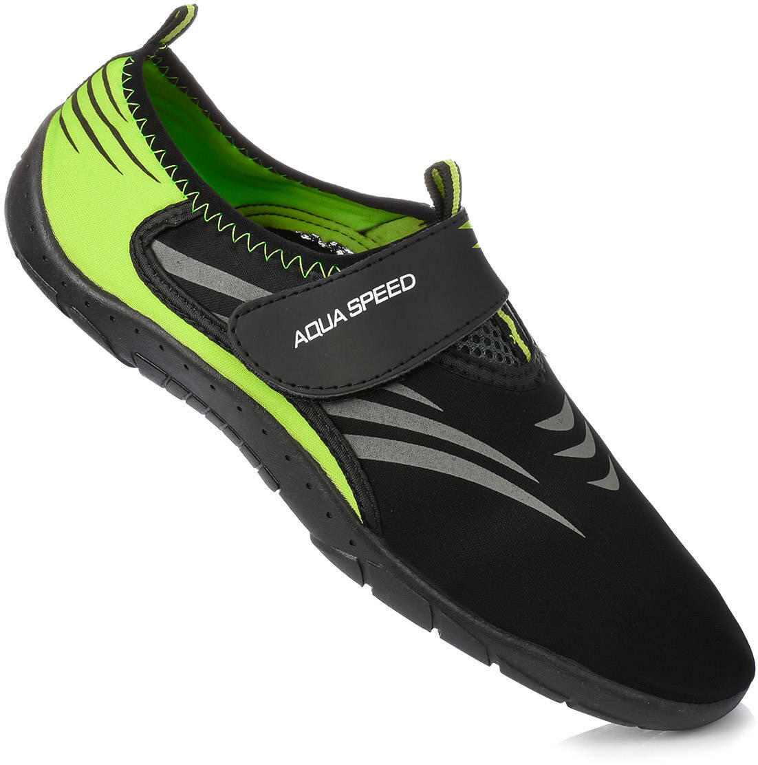 Buty do wody pływania na plażę zielone AQUA SPEED