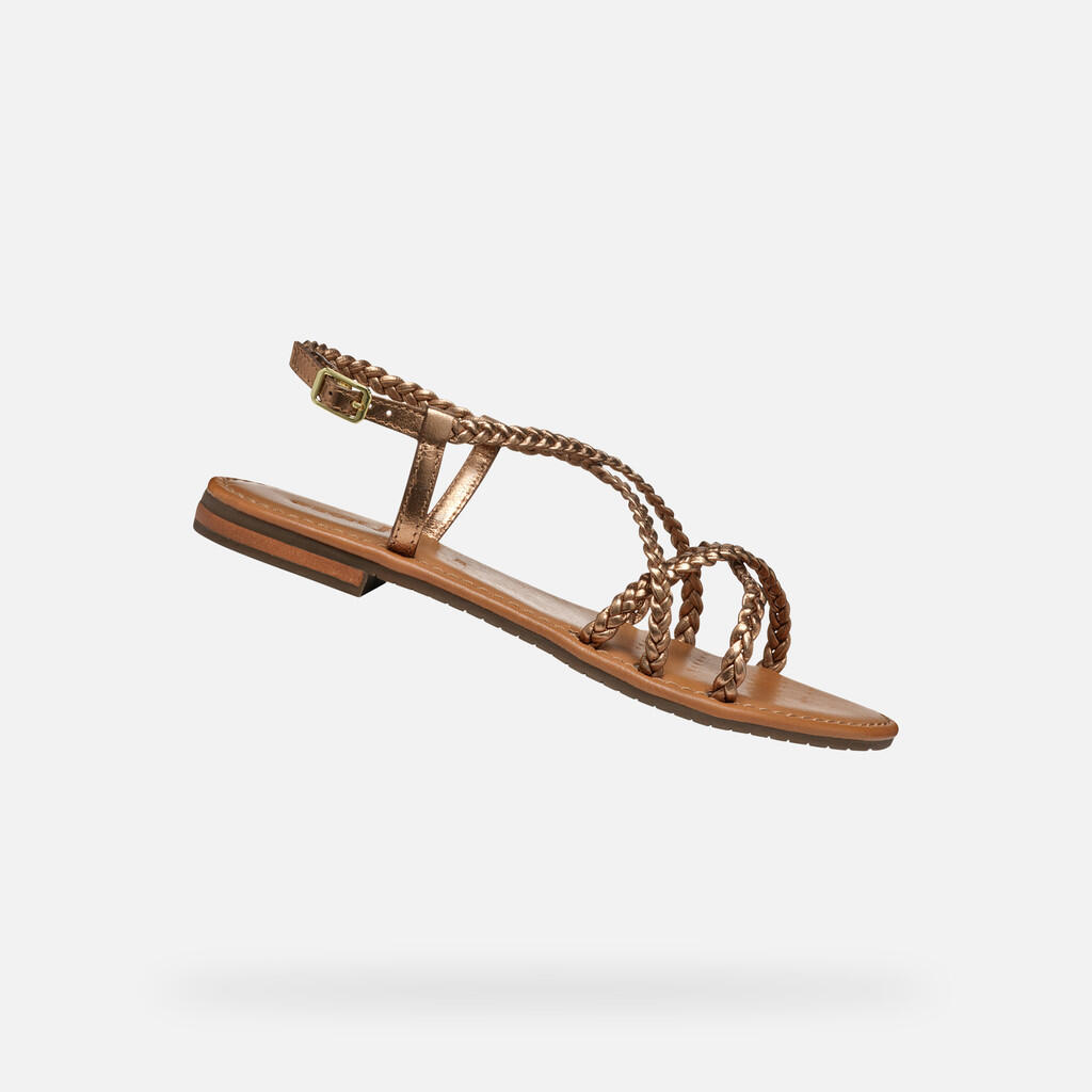 Sandały GEOX D SOZY S Brąz
