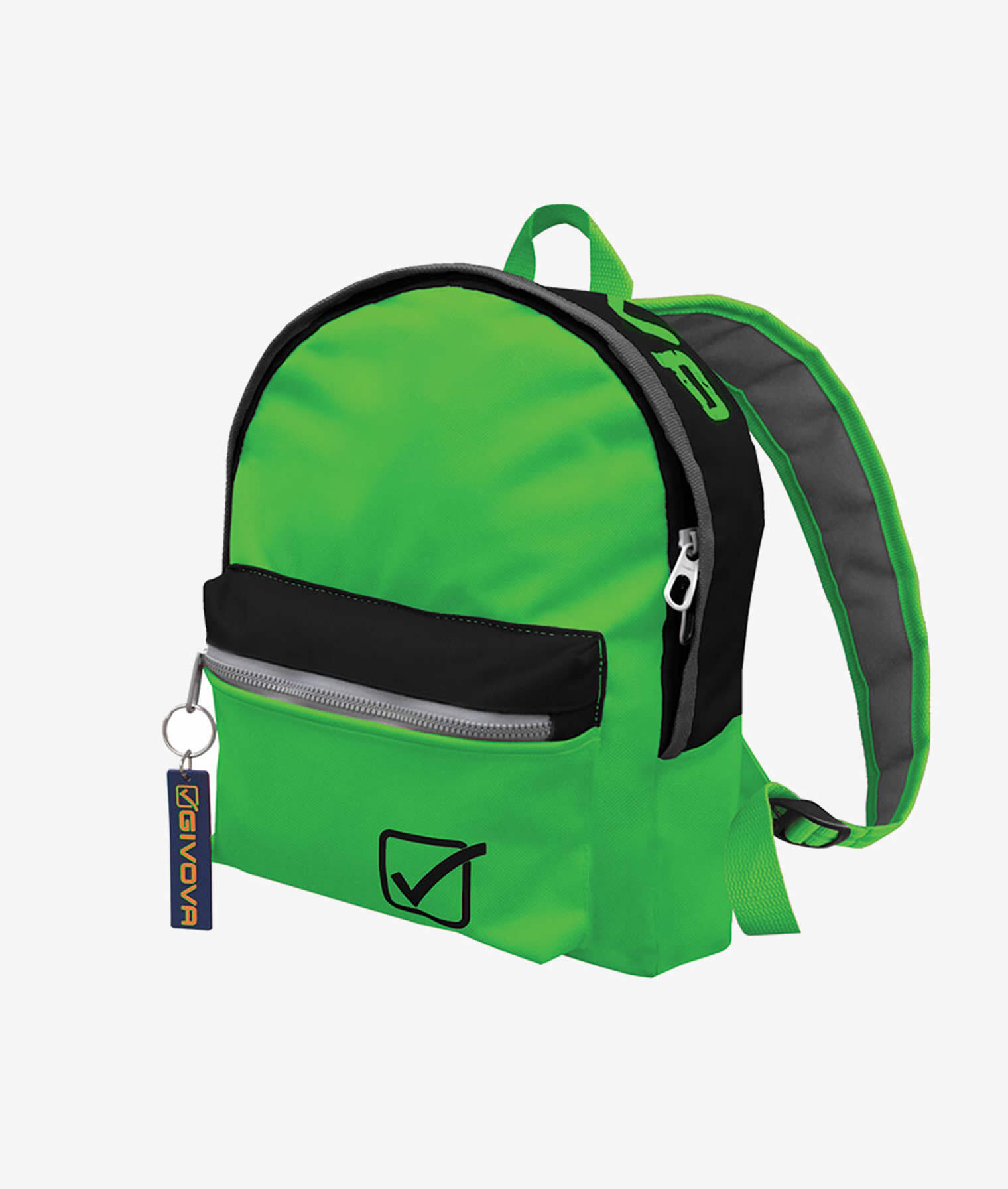 Plecak Givova University Fluo zielono-czarny zielony