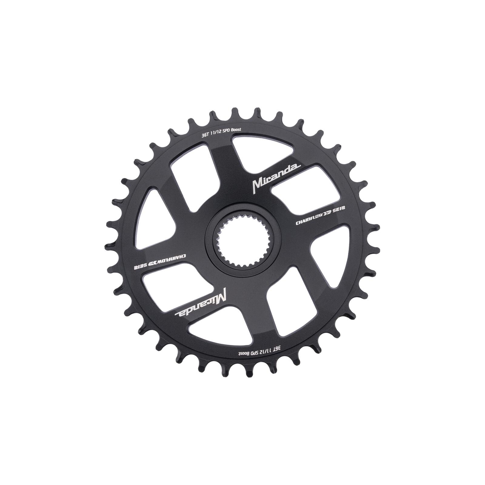MIRANDA Chainflow 3D SE12 zębatka 36T aluminium 7075 T6 direct mount
