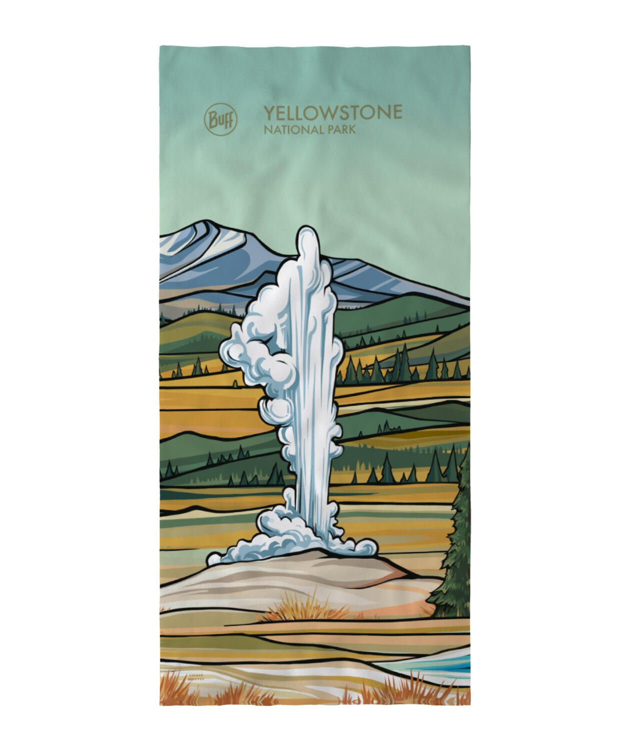 Bandana BUFF COOLNET UV® NATIONAL PARKS YELLOWSTONE
