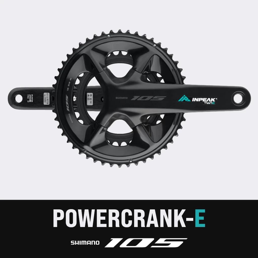 Miernik Mocy INPEAK TWIN2| SHIMANO 105 FC-R7100 50-34T