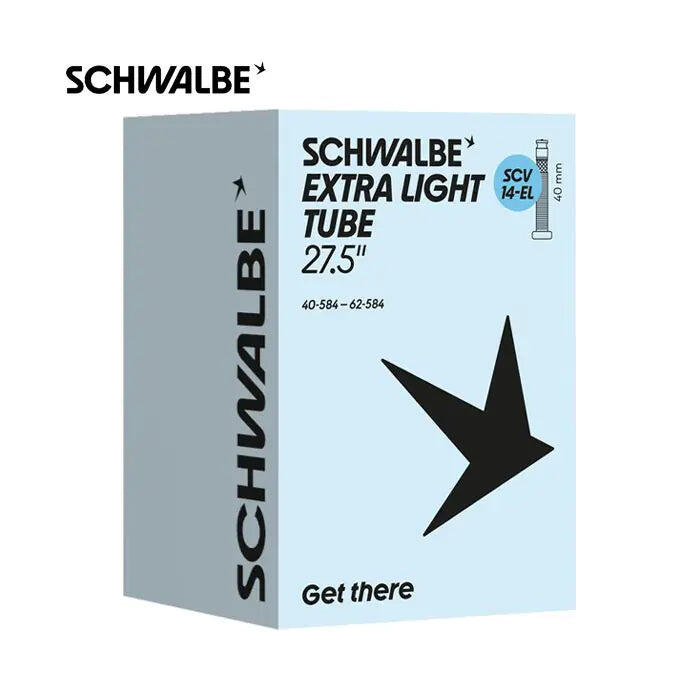 SCHWALBE dętka 27,5 40/62-584, wentyl 40 mm, czarna