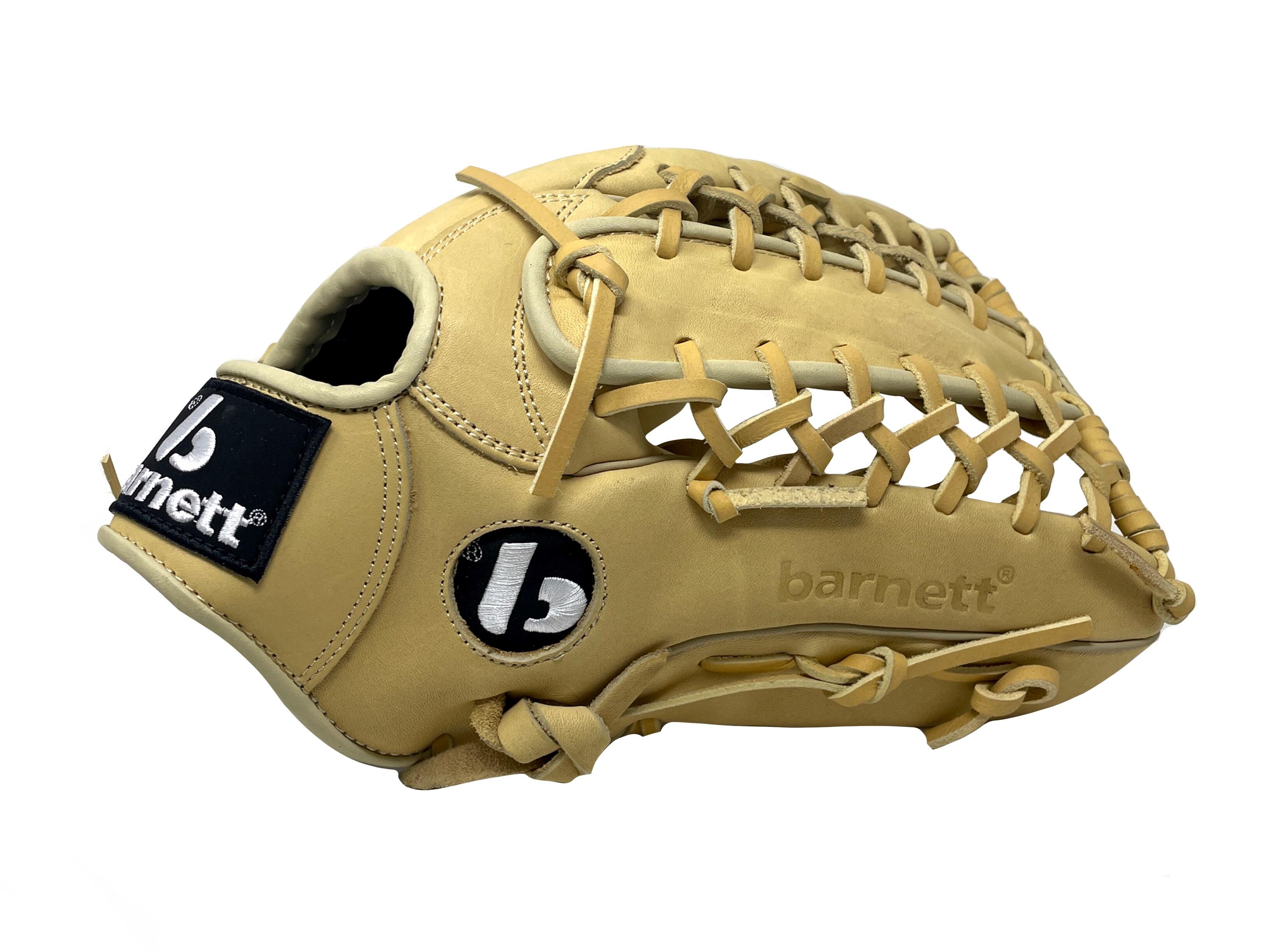 Rękawice baseballowe skórzane FL-127 RH beżowe, leworęczne