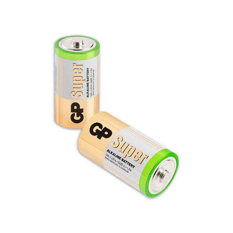 Baterie GP Super Alkaliczne C 2 szt.