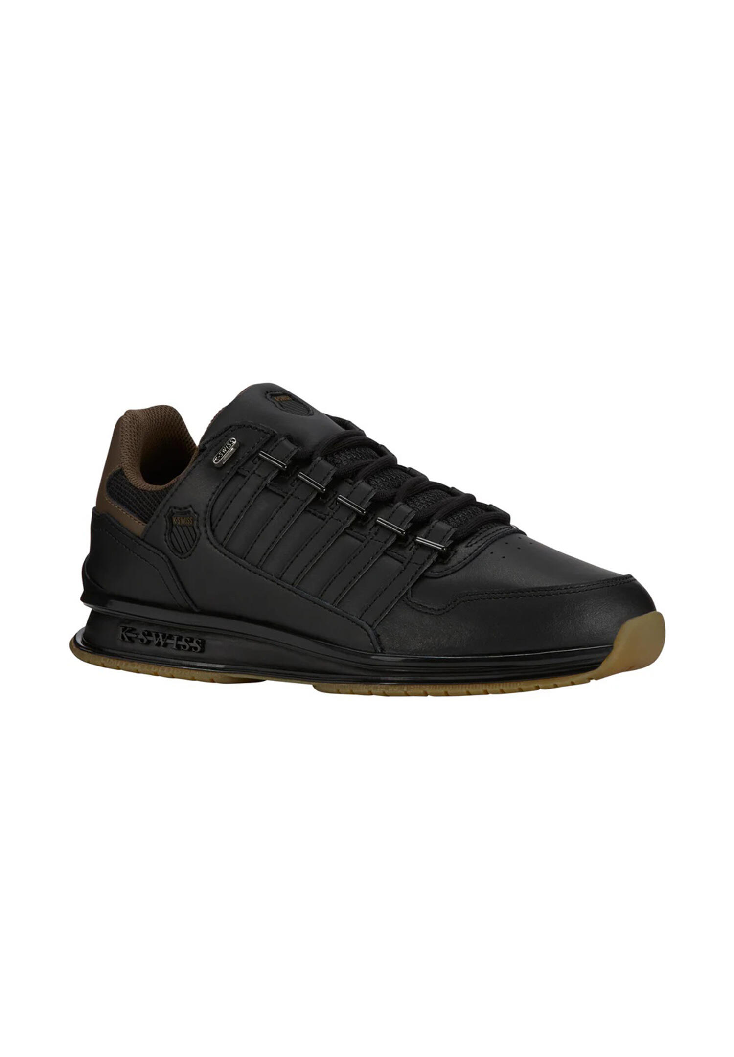 Sneakersy męskie K-Swiss Rinzler GT buty sportowe skórzane czarne (08907-097-M)
