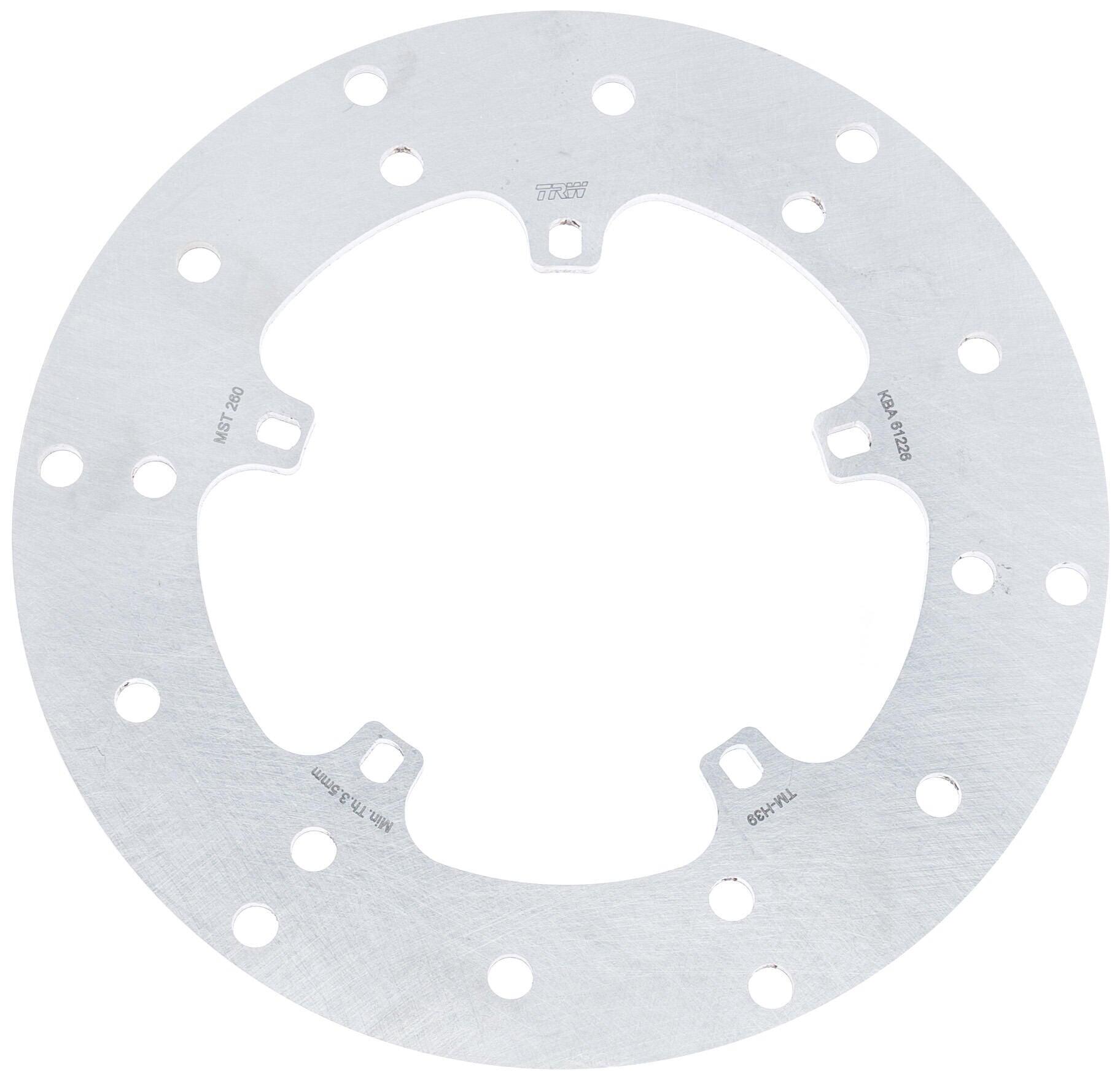 Tarcza hamulcowa TRW Lucas MST260 200 mm 5-otworowa