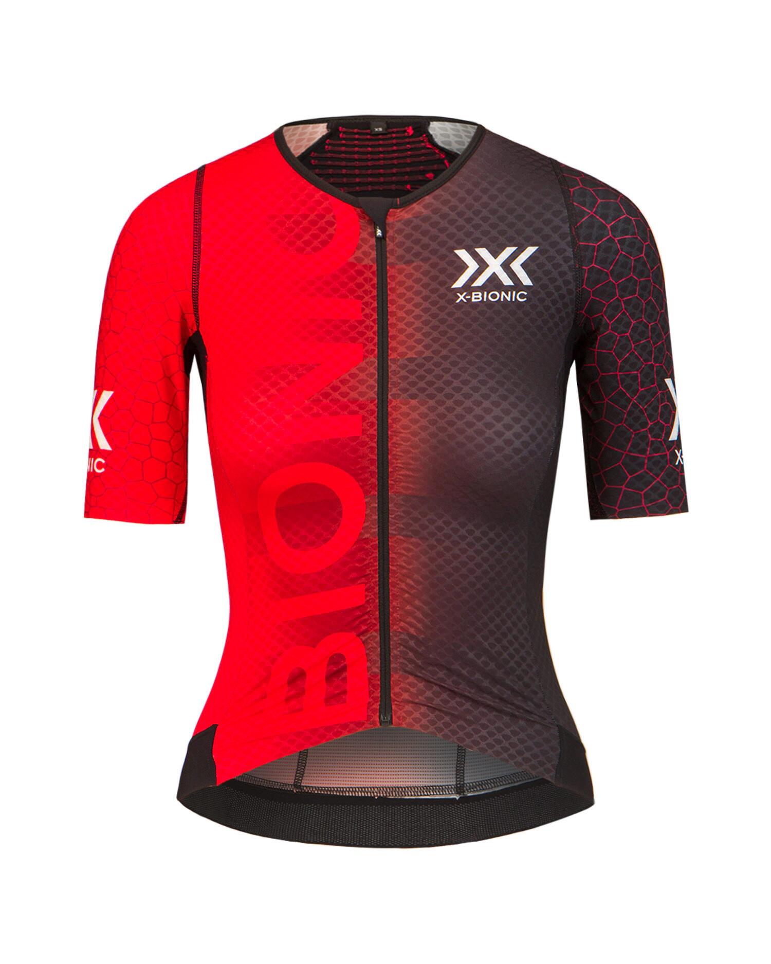 Koszulka rowerowa damska X-Bionic Dragonfly 5G Red