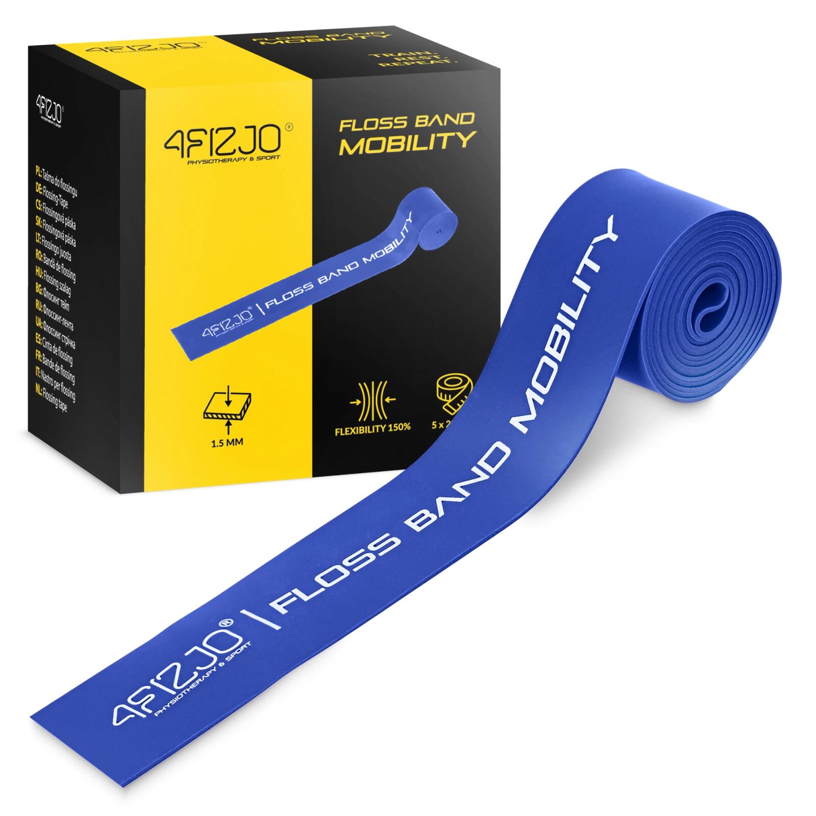 Taśma rehabilitacyjna do ćwiczeń FLOSS BAND 4FIZJO 1,5 mm
