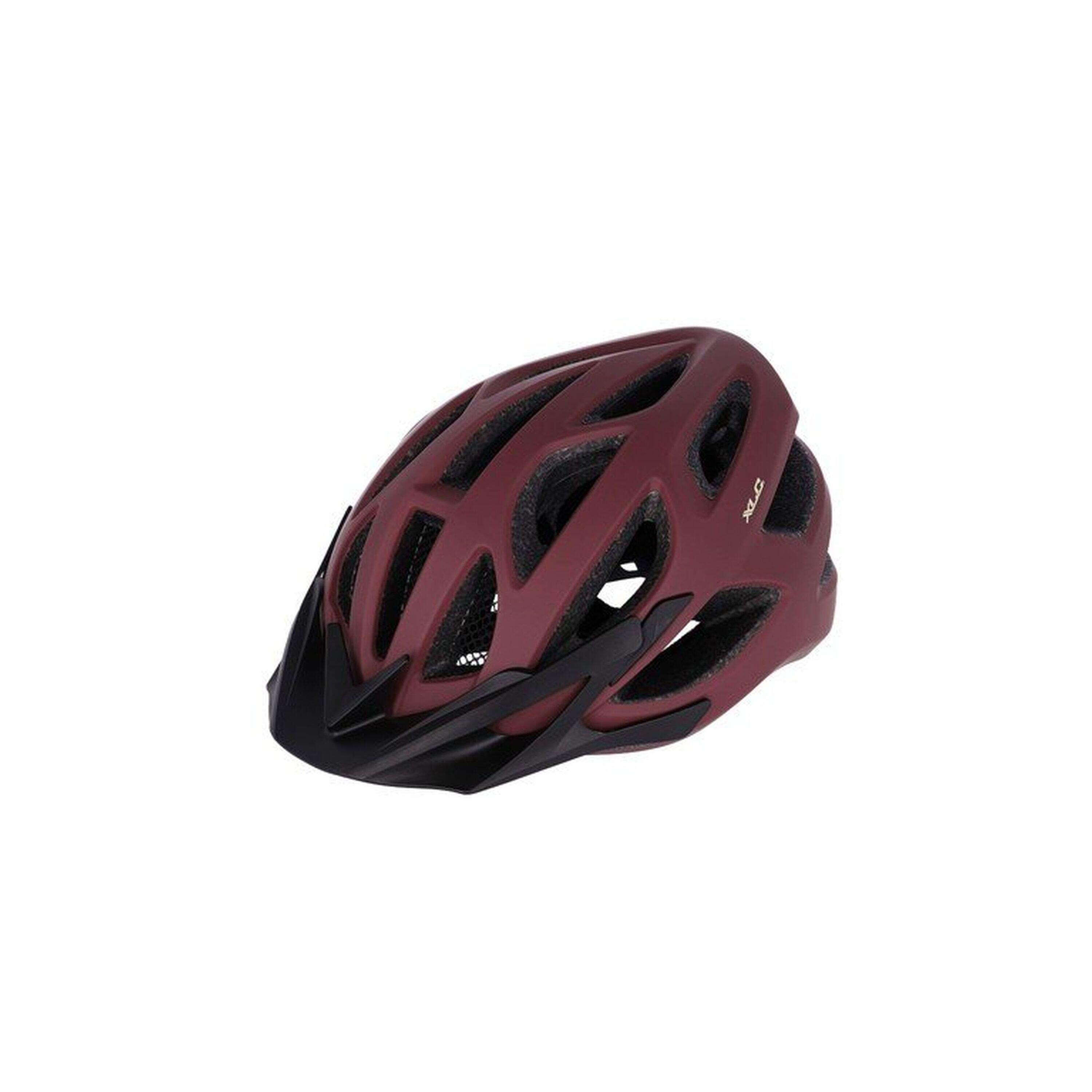 Miejski kask rowerowy BH-C33  ciemnoczerwony