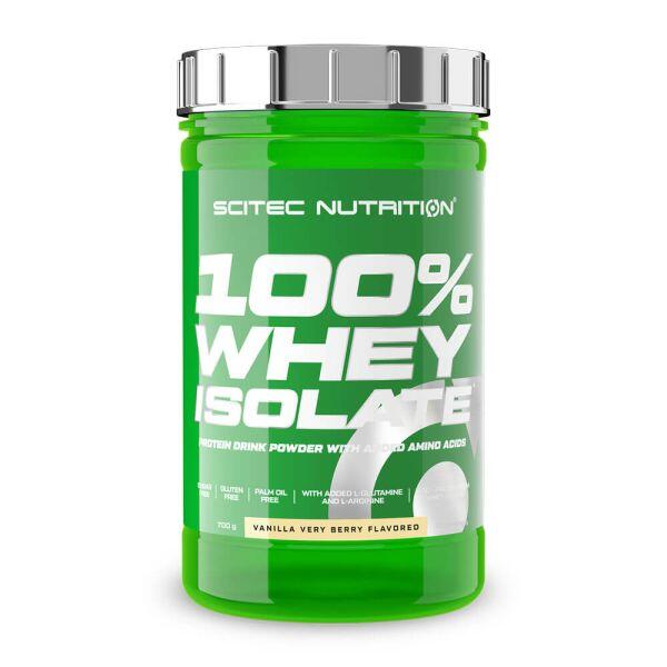 100% izolat serwatki - 700 g wanilia bardzo jagodowy Scitec Nutrition