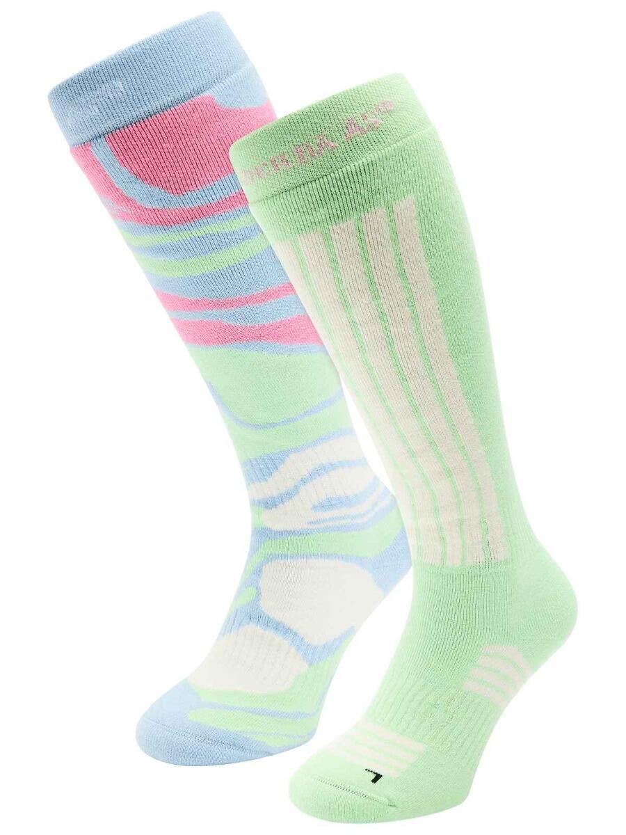 Skarpety narciarskie - Damskie - 2 pary - Ice Blue