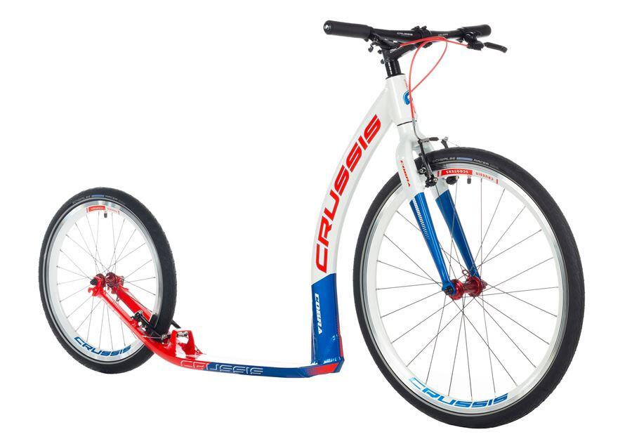 Footbike COBRA 4.4 biały/niebieski/czerwony