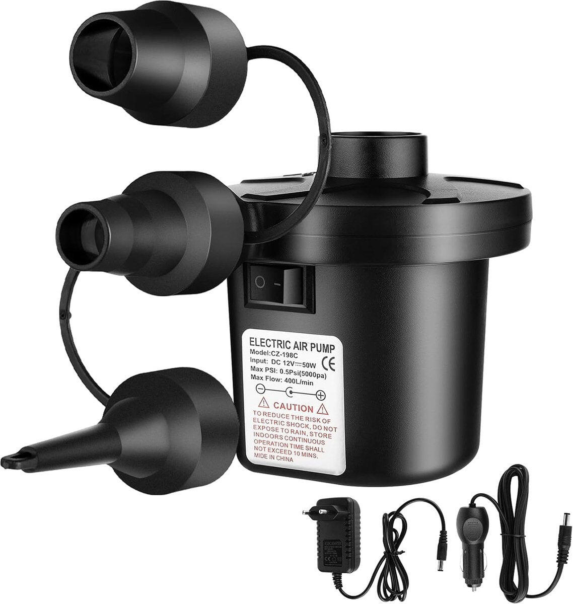 Elektryczna pompka powietrza 12V 220V Kompaktowa
