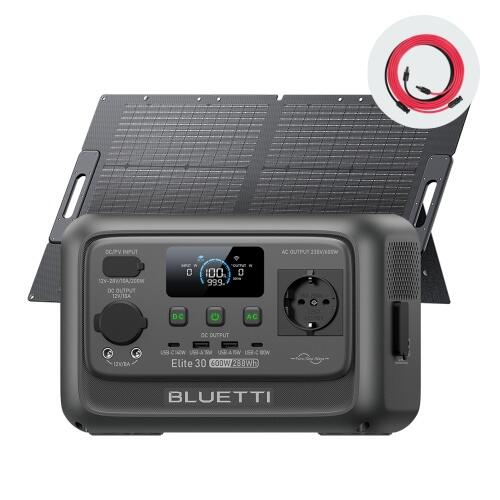 Generator przenośny Elite 30 V2 + 100W, 288Wh przenośna energia outdoor,camping