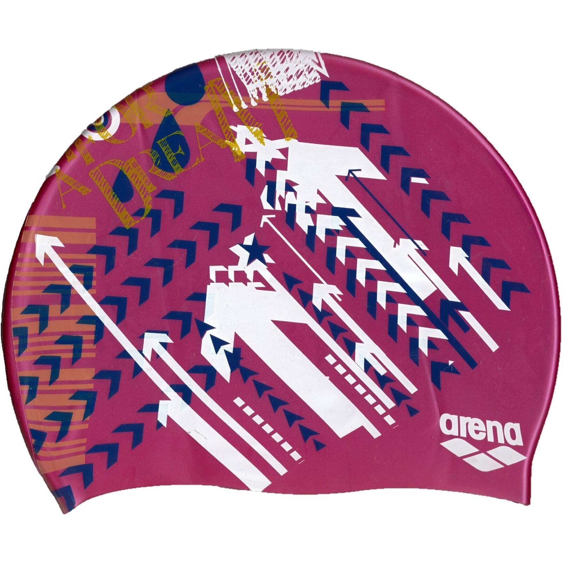 Czepek do pływania dla dzieci silikonowy na basen Arena Circus