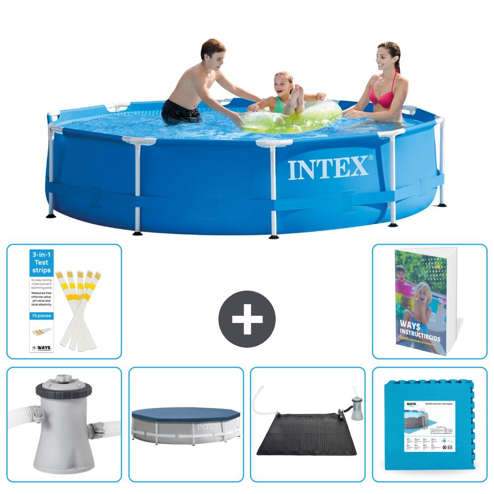 INTEX Basen ze stelażem Okrągły - 305x76 cm - 7-częściowy S273