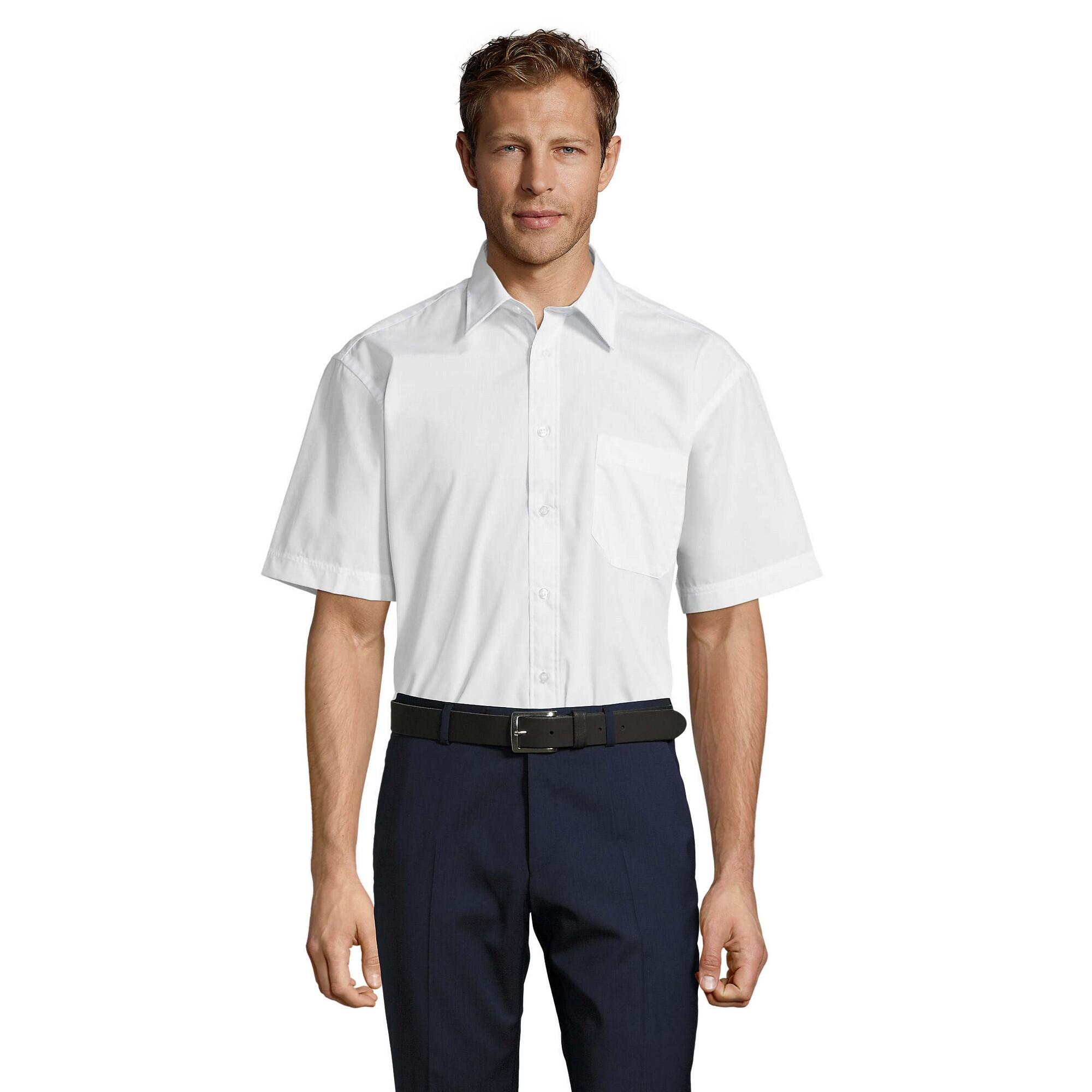 Koszula Biznesowa Bristol Plain Poplin Unisex Dla Dorosłych