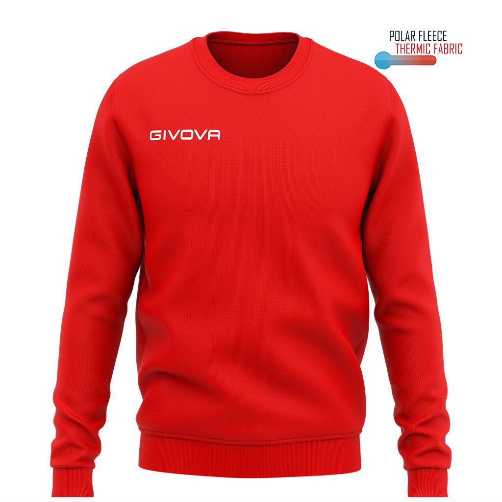 Bluza Givova One Cuello Redondo Rojo