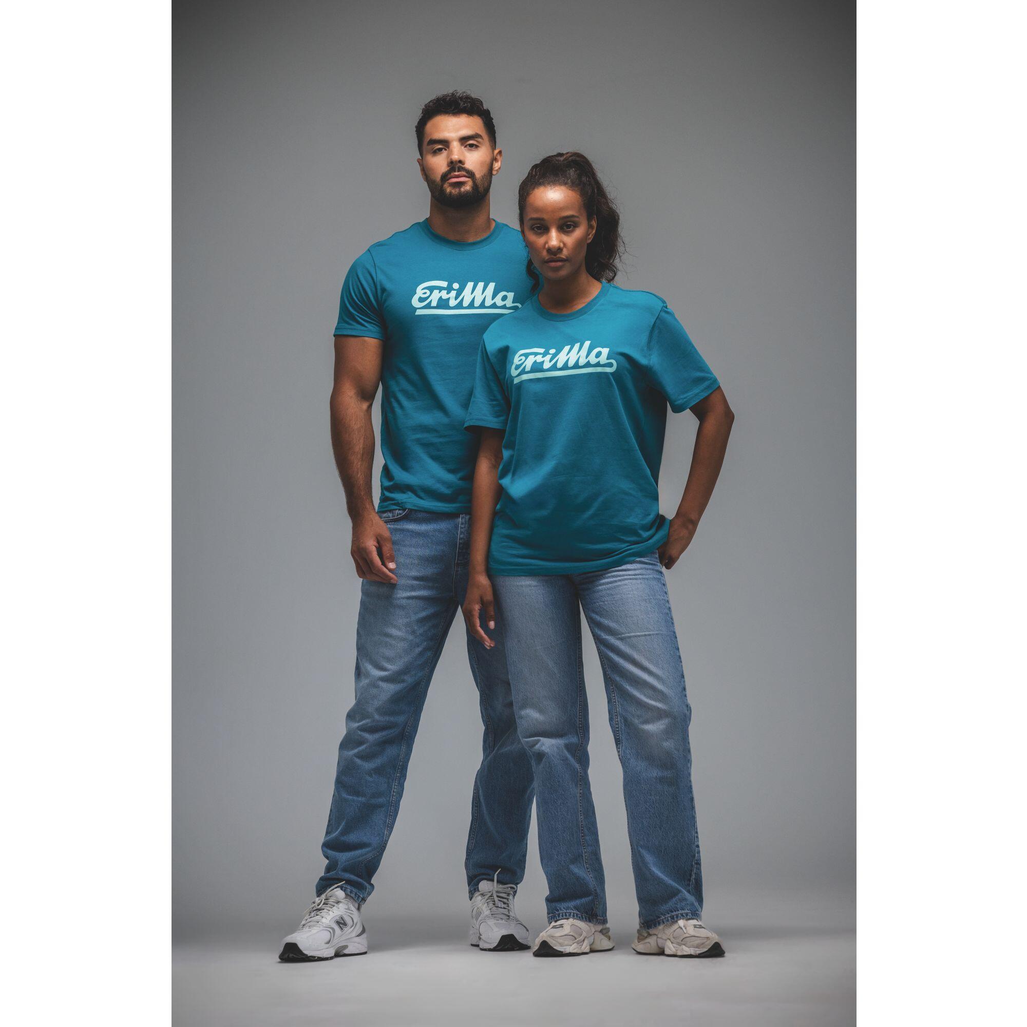 Erima Retro T-shirt Tahitian Blue