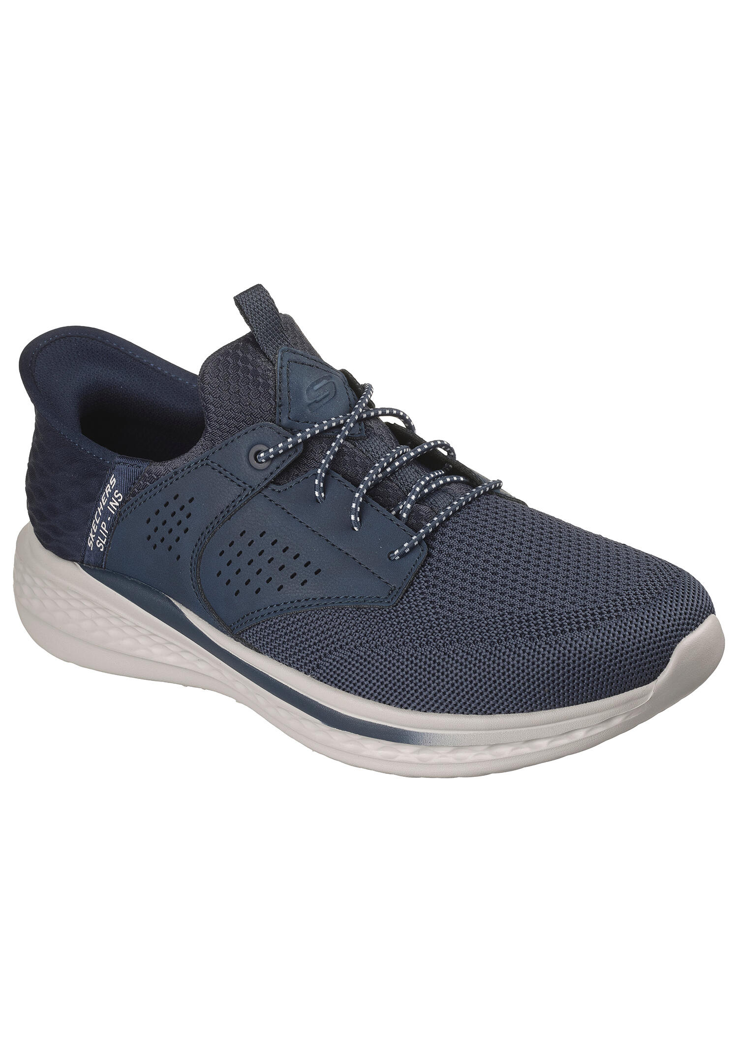 Buty SKECHERS SLIP-INS SLADE CASTER Niebieski