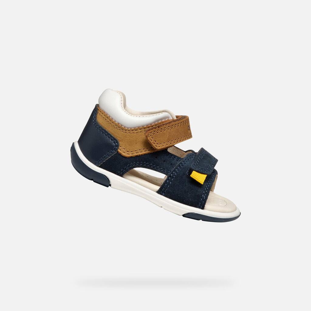 Sandały GEOX B SANDAL ZAPITO BOY Niebieski