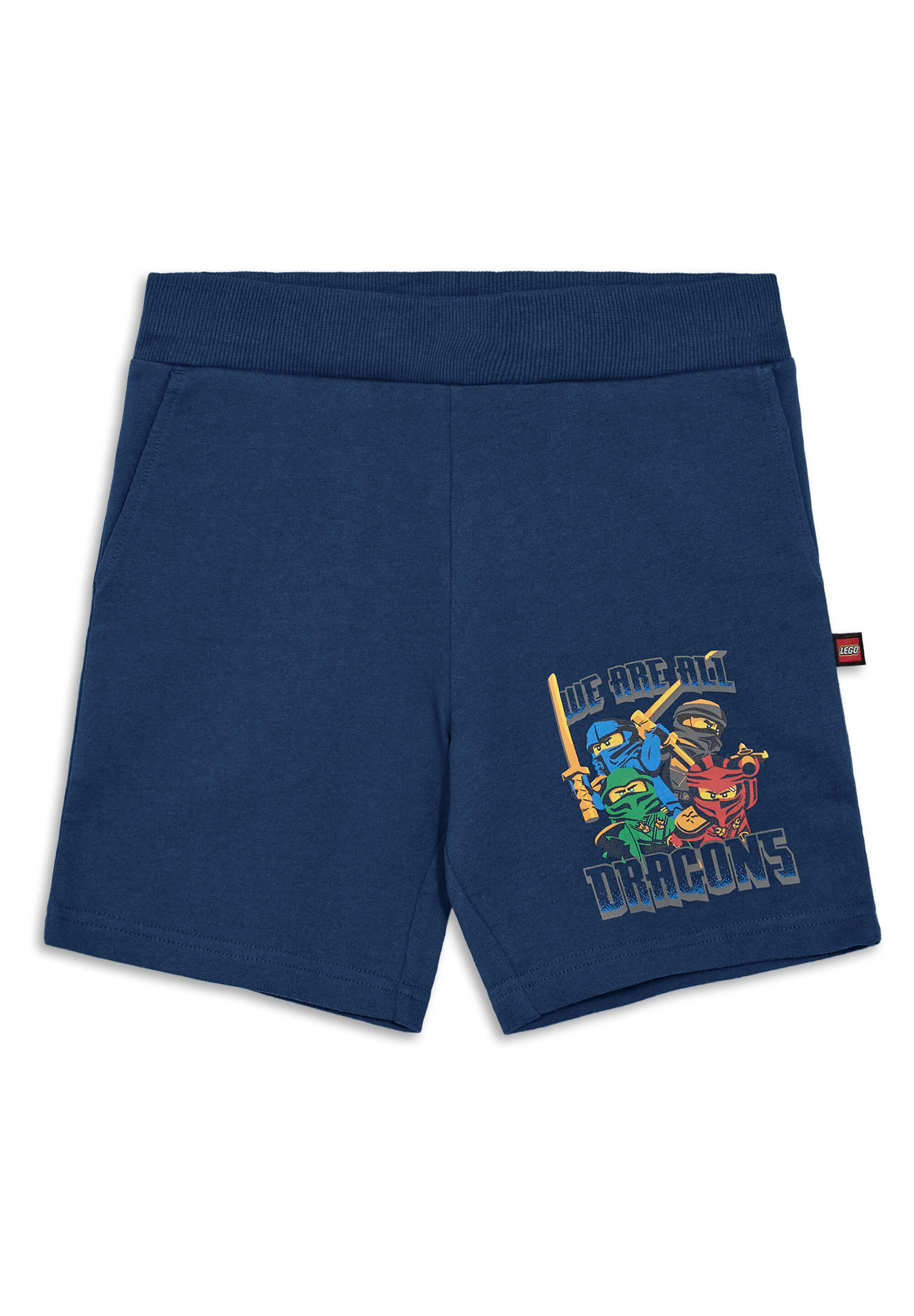 Spodenki Bawełniane Dziecięce LEGO NINJAGO Pasi 303 Niebieskie