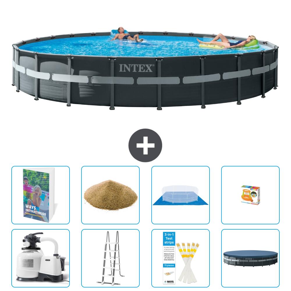 INTEX Basen Ultra XTR Okrągły - 732x132 cm - 9-częściowy S558