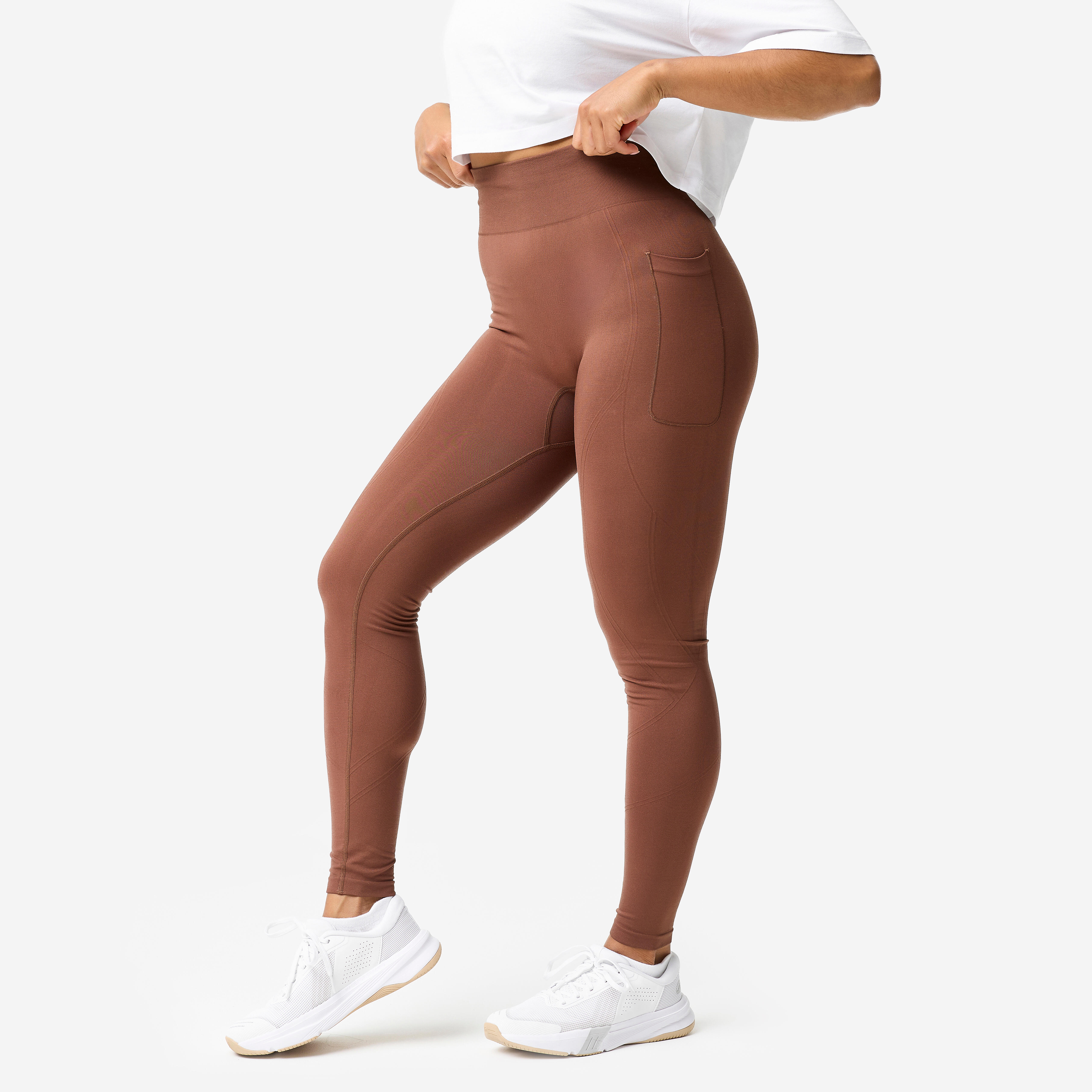 Legginsy fitness damskie Domyos Push Up