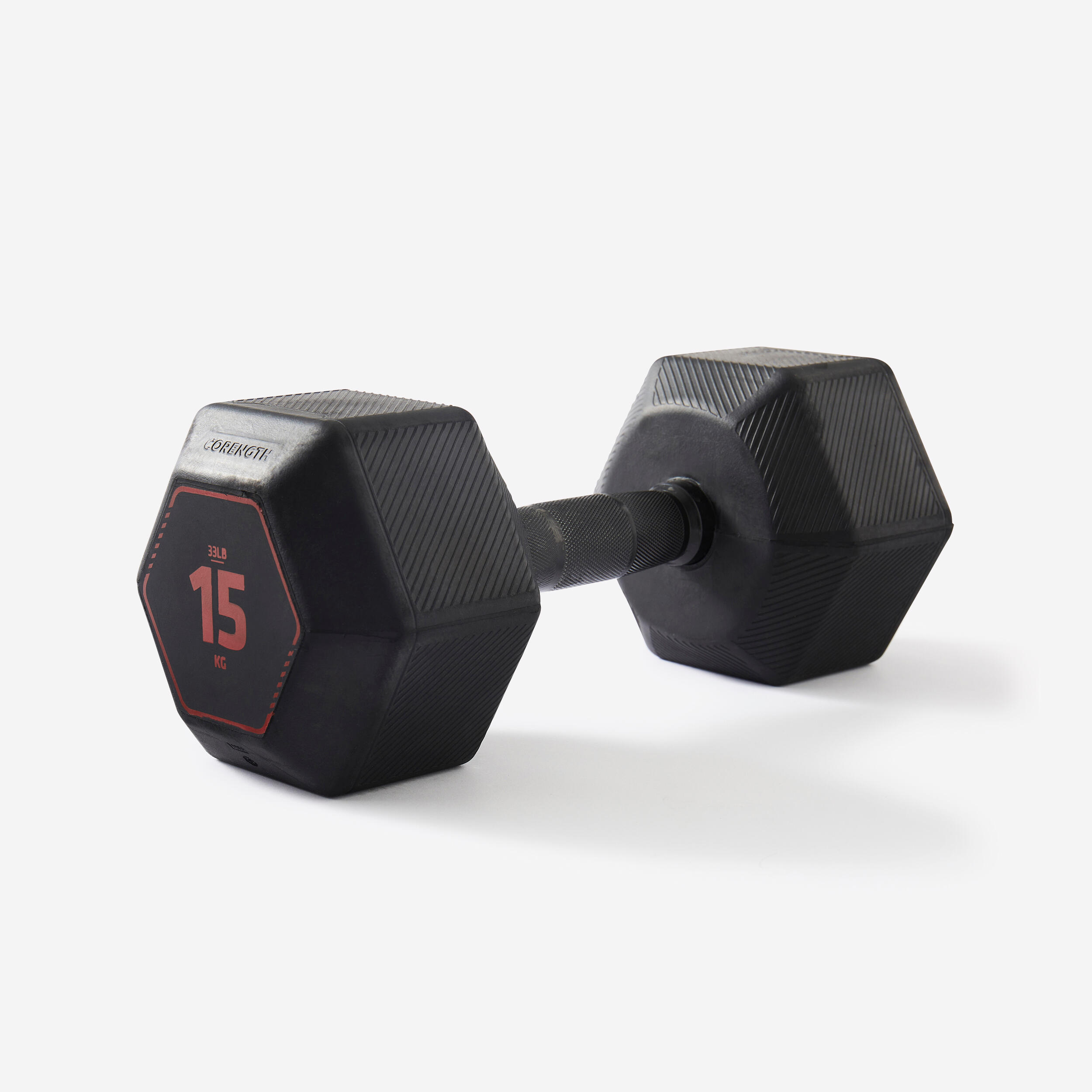 Фото - Штанга / гантель CROSS Hantla do  treningu i treningu siłowego Corength Hex Dumbbell 15 kg 