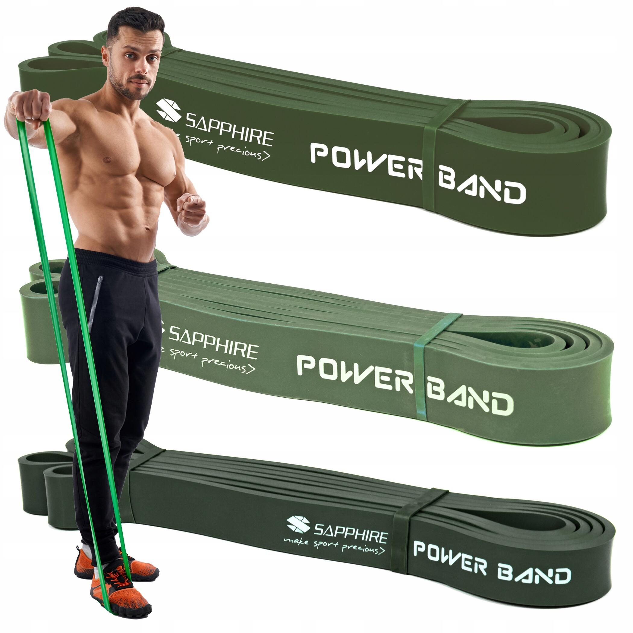 Zestaw gum Sapphire Power Band - 3 sztuki - optymalny