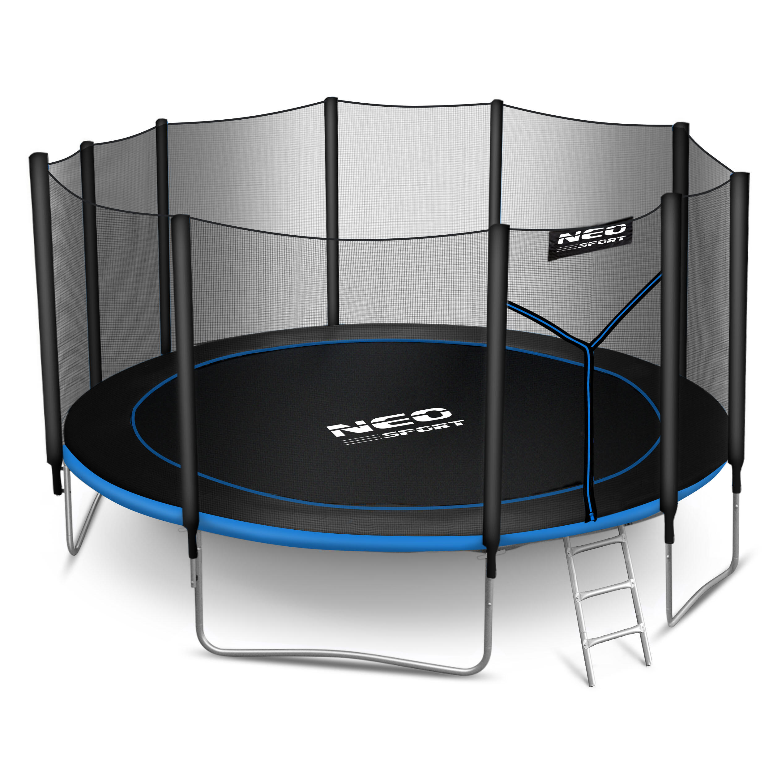 Trampolina ogrodowa z siatką zewnętrzną Neo-Sport 465cm 15ft