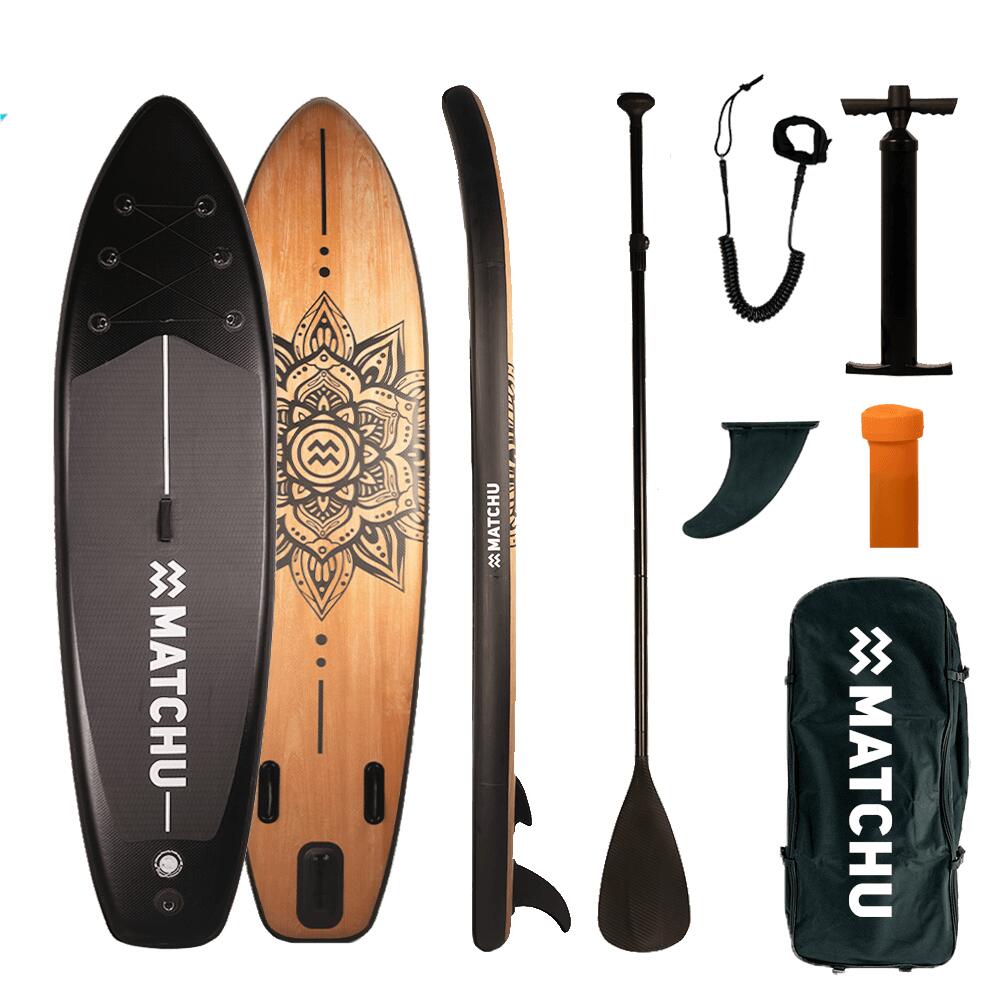 Drugie życie Deska sup Wood Mandala - w dobrym stanie