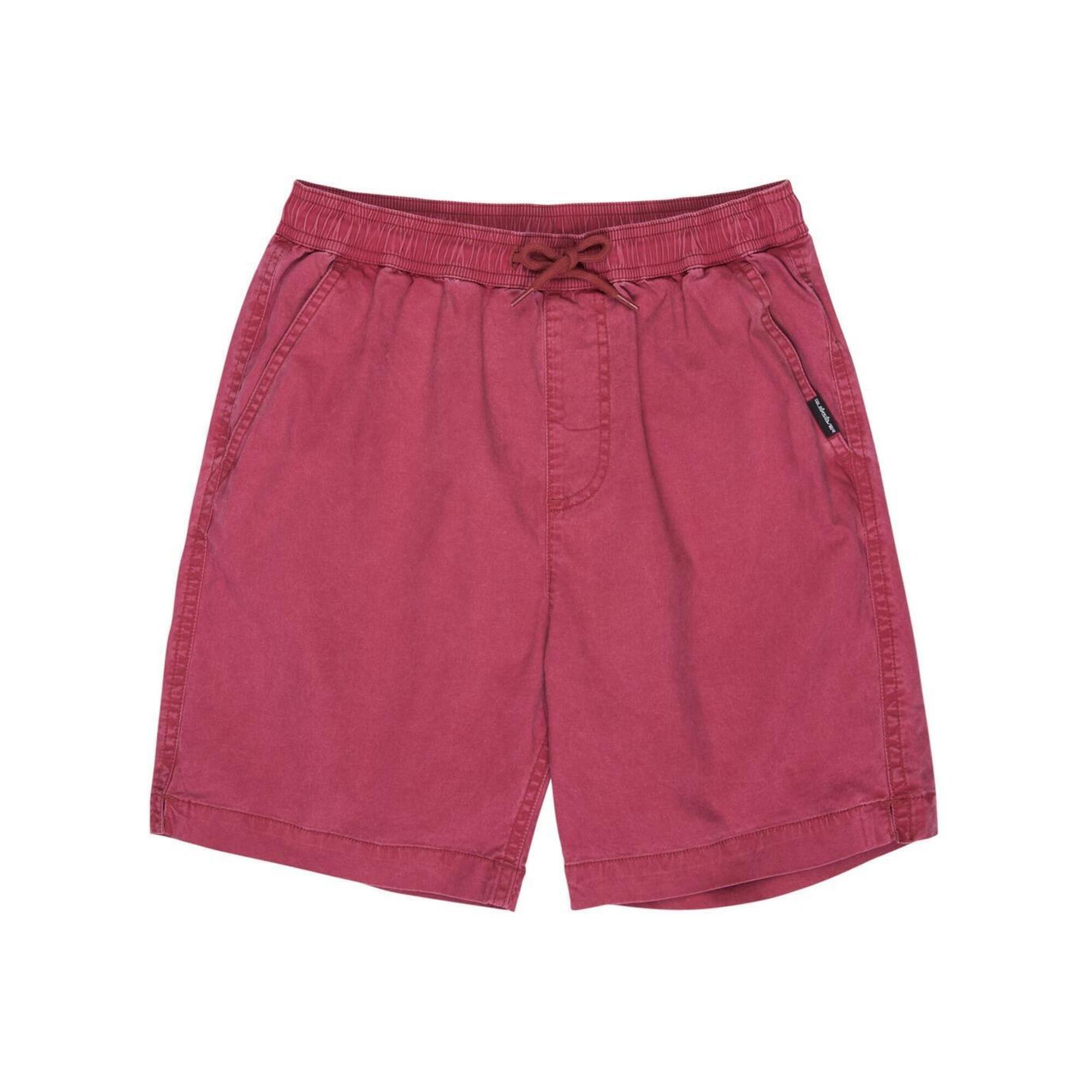 Spodenki z elastyczną talią dla Chłopcy TAXER YOUTH 15 Czerwony