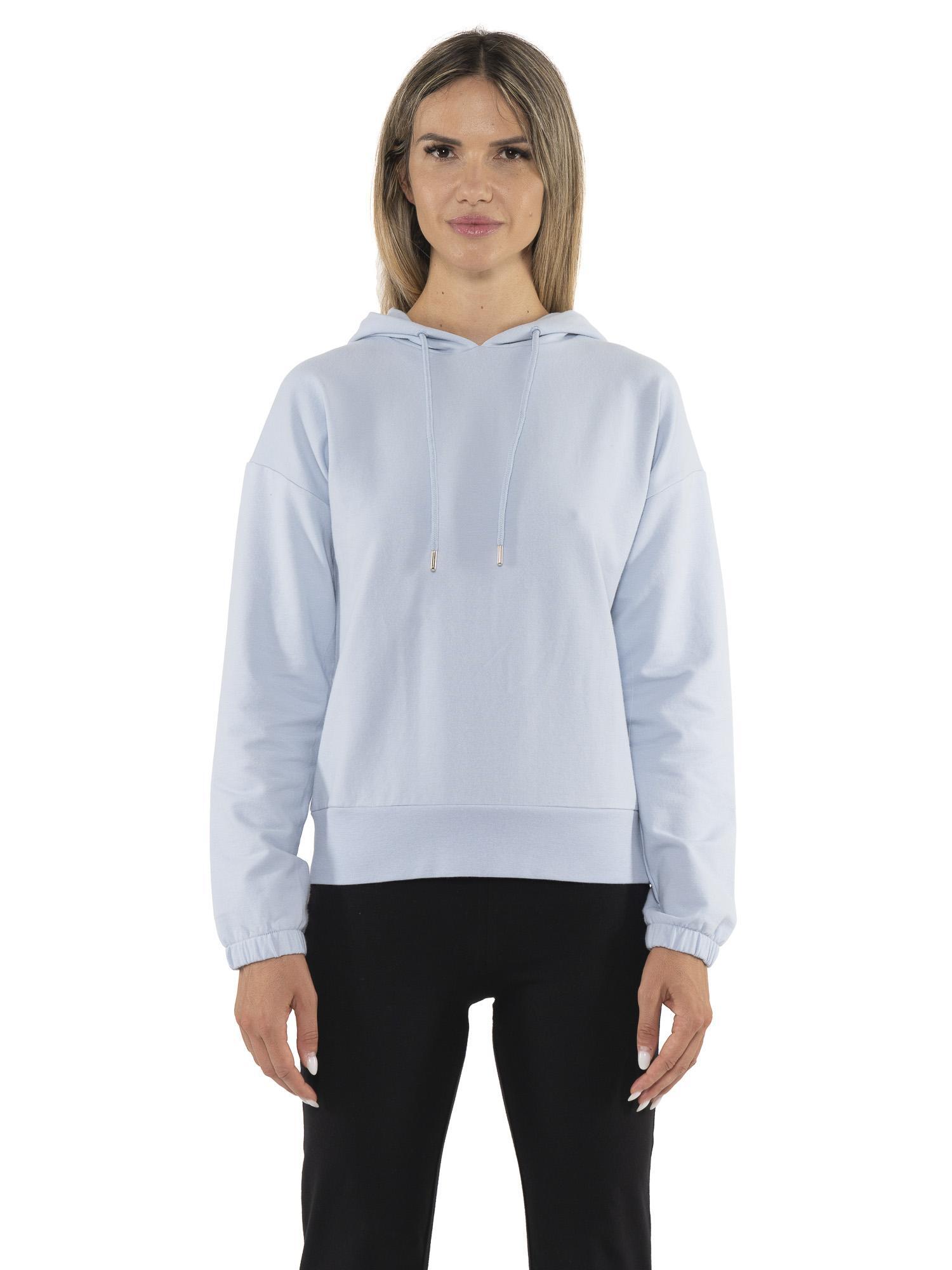 Bluza z bawełna z kaptur na co dzień na siłownię