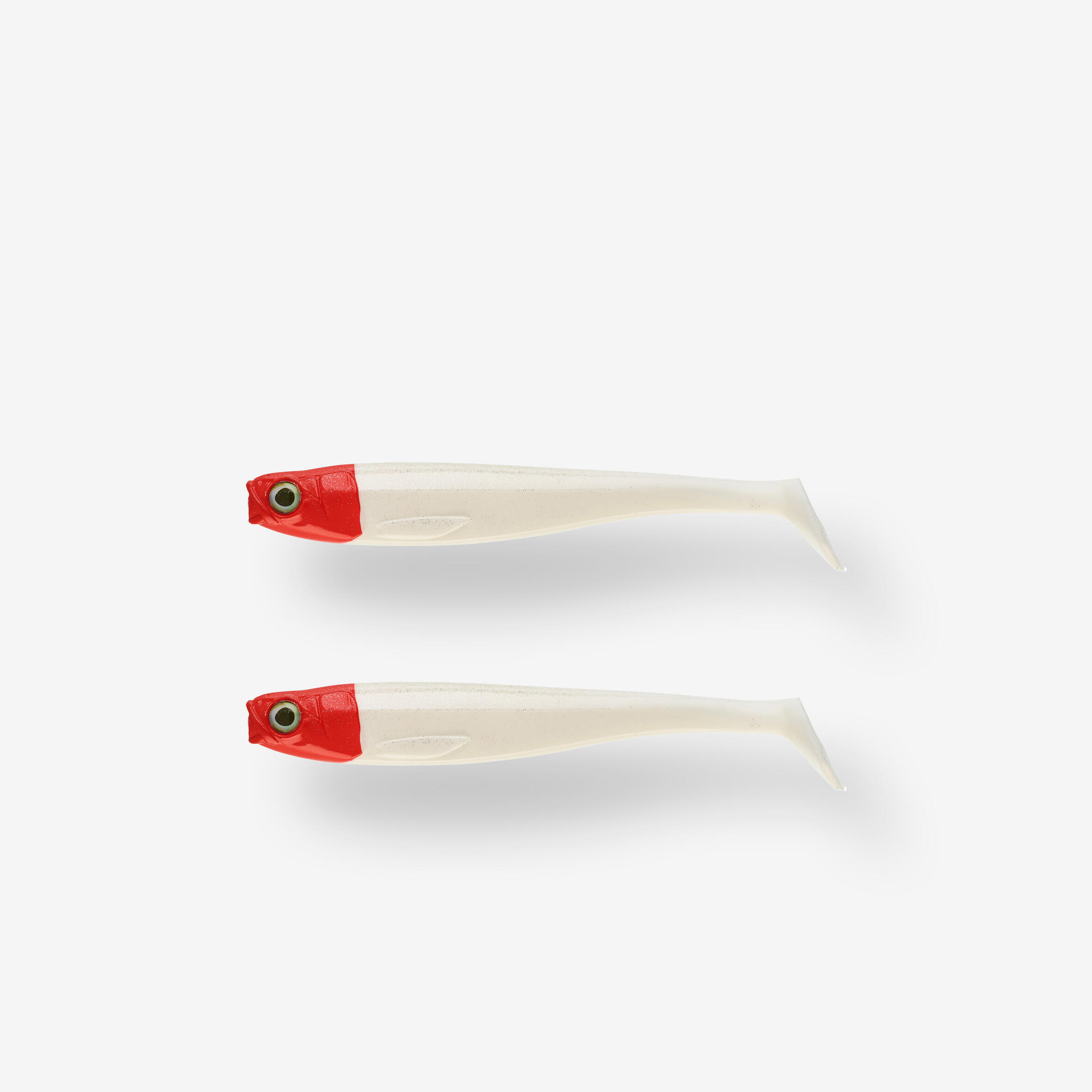 Miękka przynęta Shad Rogen 120 czerwona główka X2
