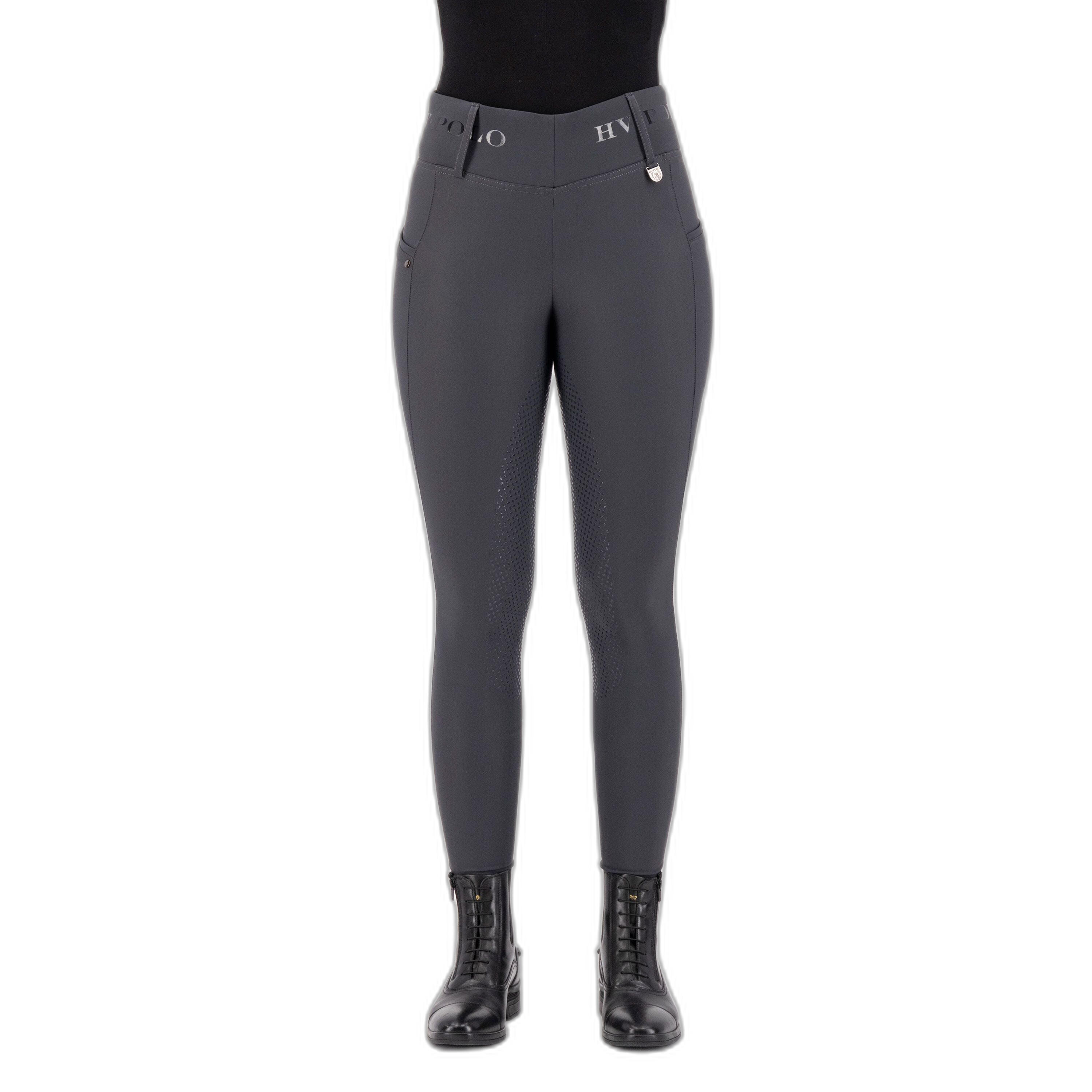 Damskie legginsy jeździeckie z pełną przyczepnością HV Polo Favourite Midwaist
