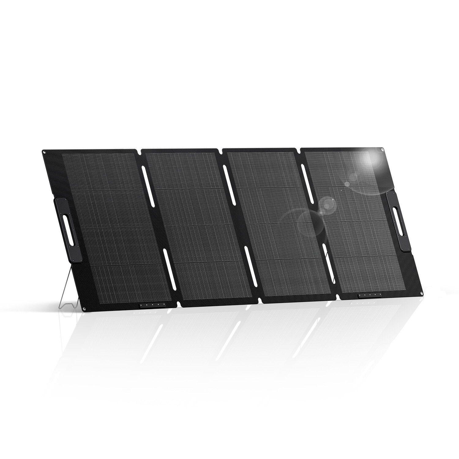 Panel słoneczny PV200 regulowanymi podstawami,składana ładowarka solarna kemping