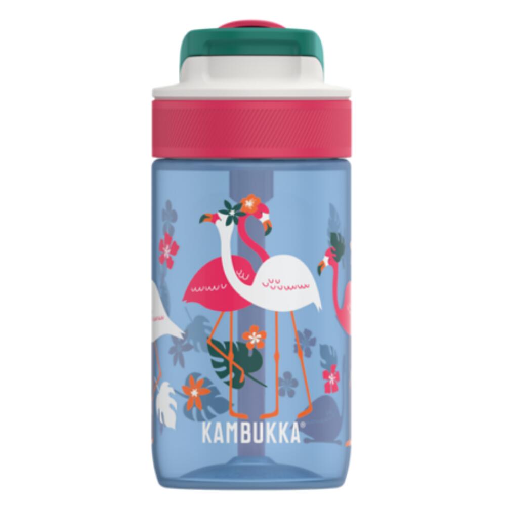 Butelka ze słomką bidon dla dzieci Kambukka Lagoon 400ml Blue Flamingo