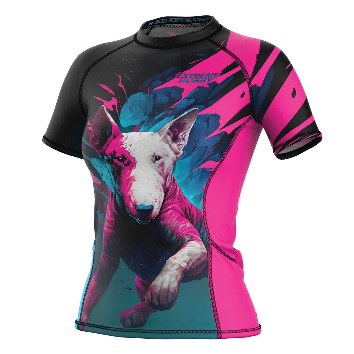 Koszulka sportowa damska Rashguard MMA EXTREME HOBBY VIVID BULTERIER