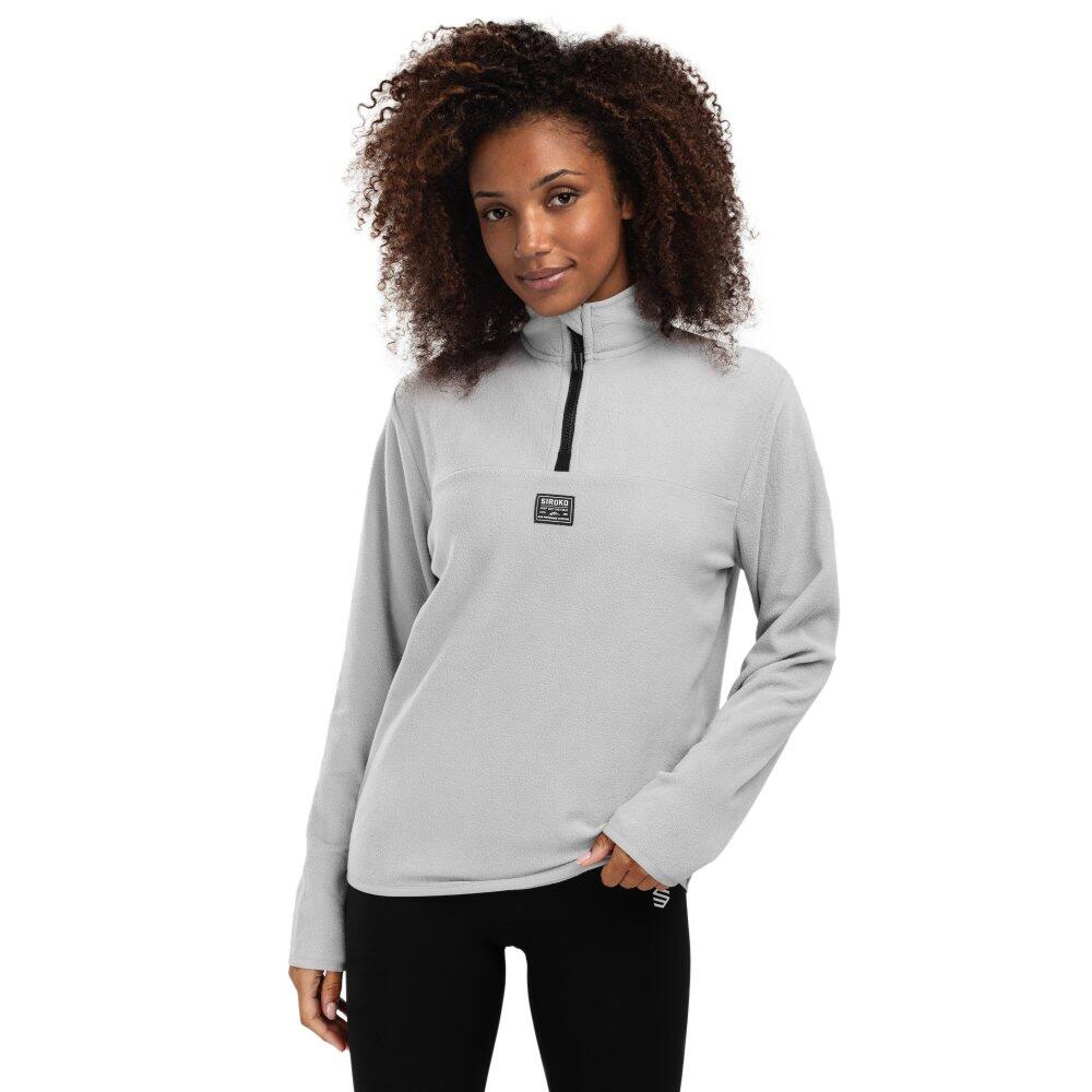 Damska bluza z cienkiego polaru Sporty zimowe Siroko Limestone-W