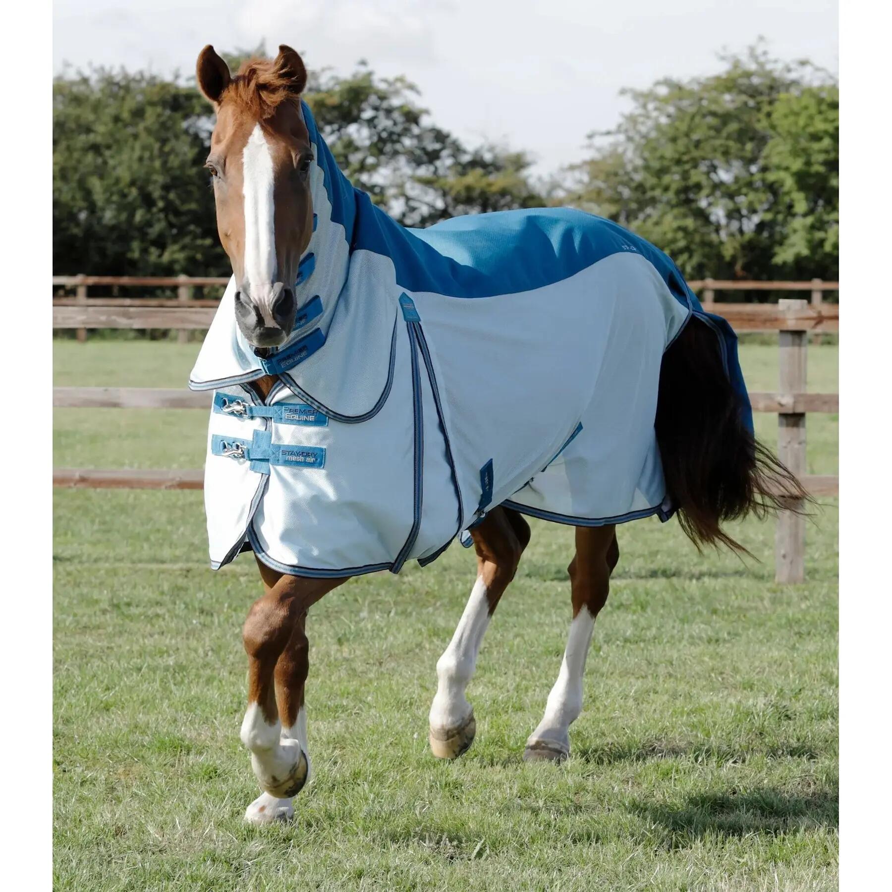 Derka przeciw muchom dla koni z siatki Premier Equine Stay-Dry