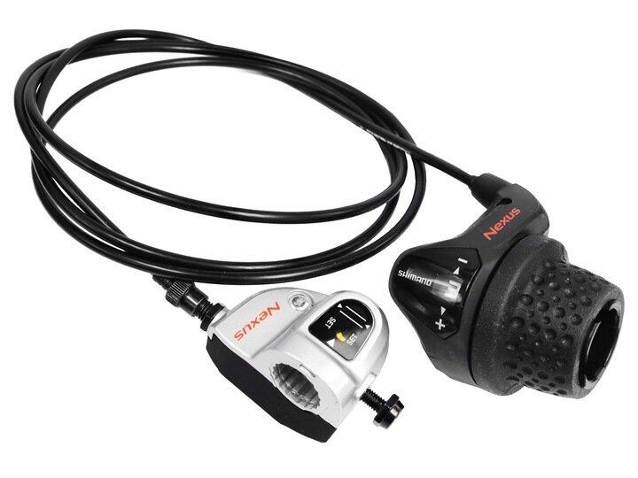 MANETKA ROWEROWA SHIMANO Nexus SL-3S41E, typu Revoshift krótki chwyt