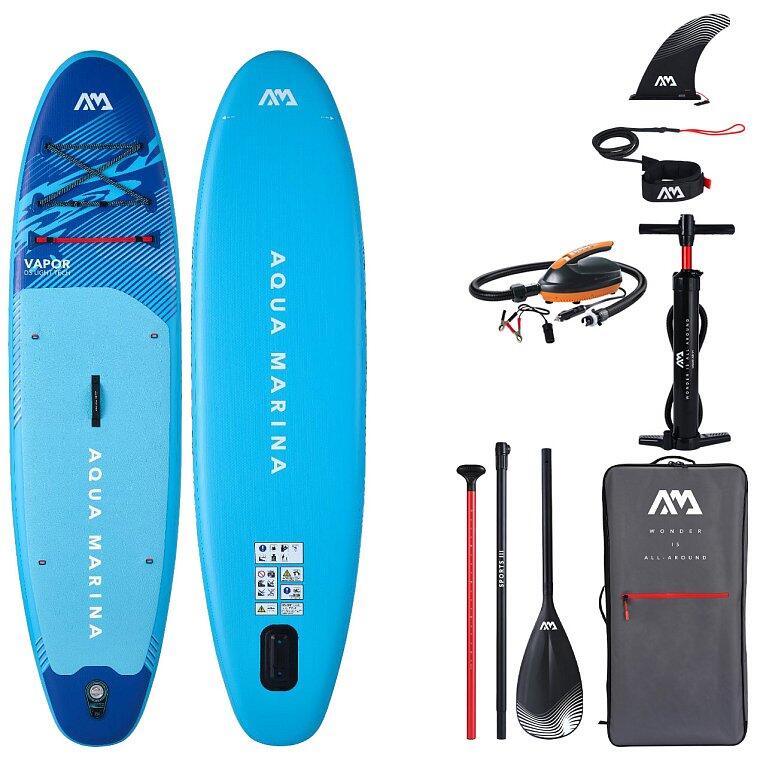 Deska SUP rekreacyjna Aqua Marina VAPOR 10'4 2026 + 2 pompki